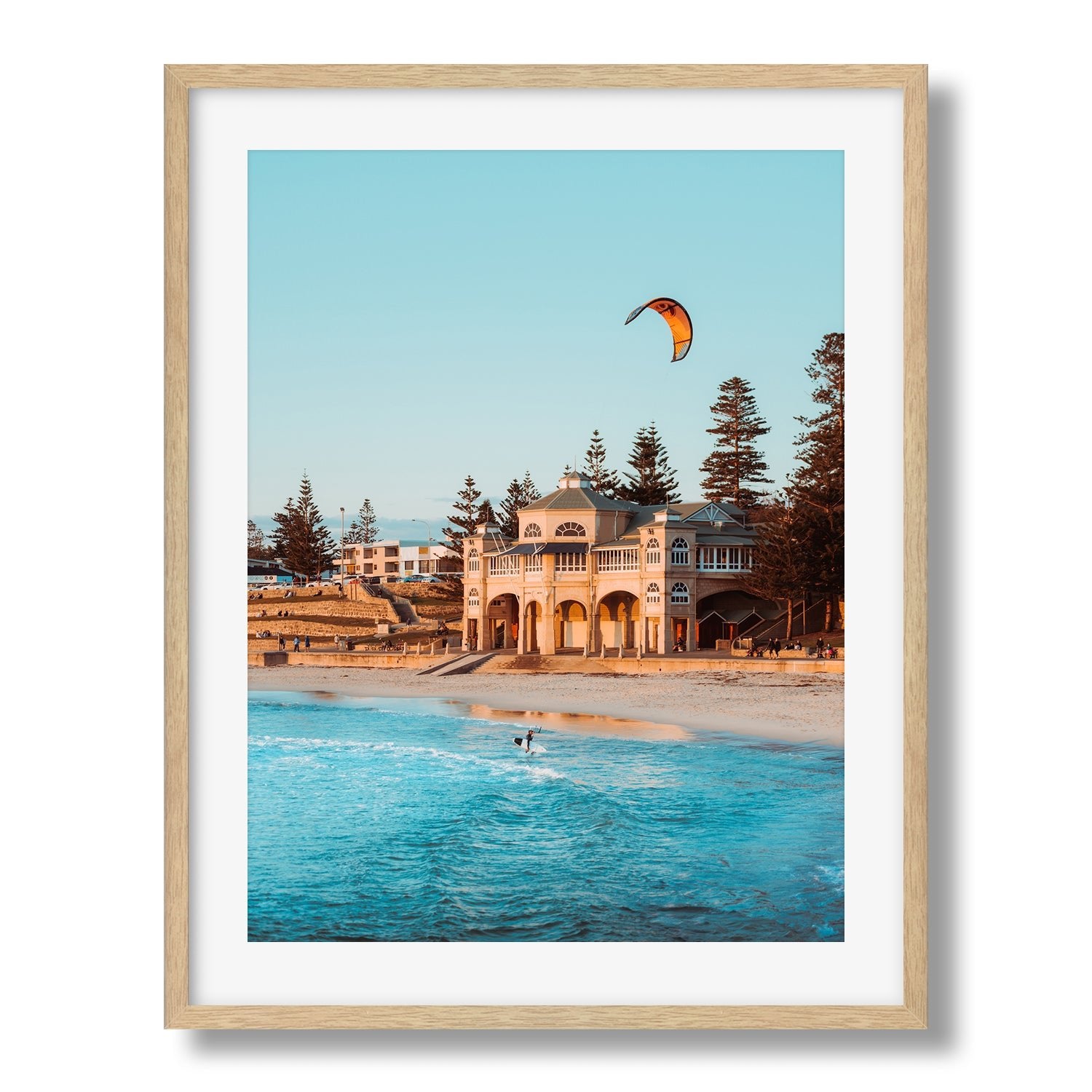 Cottesloe Beach Sunset Perth II - Peter Yan Studio Framed Photo Print Wall Art