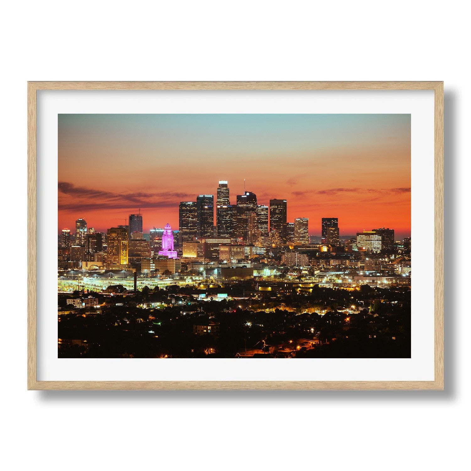 Downtown Los Angeles Sunset - Peter Yan Studio
