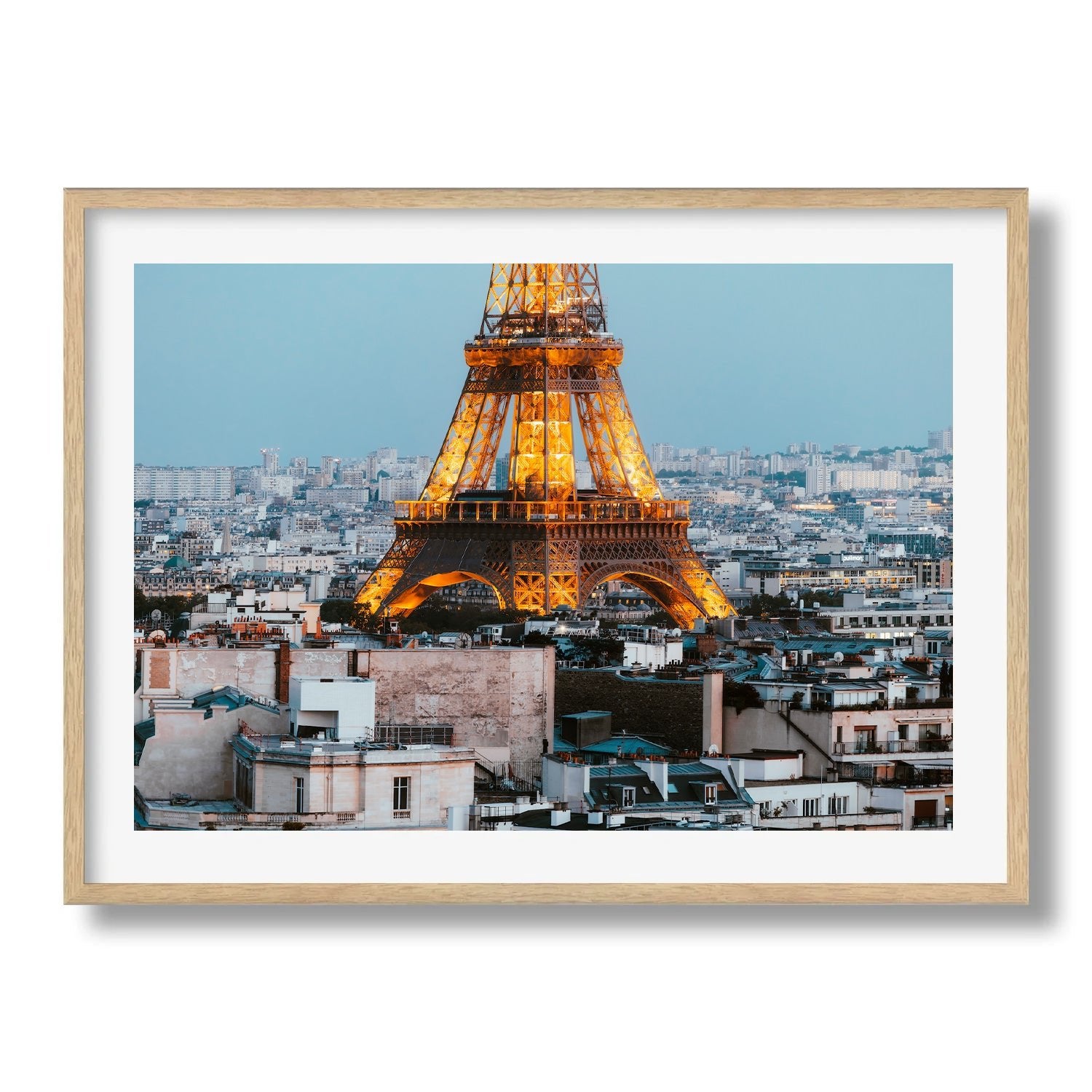 Eiffel Tower at Night in Paris I - Peter Yan Studio