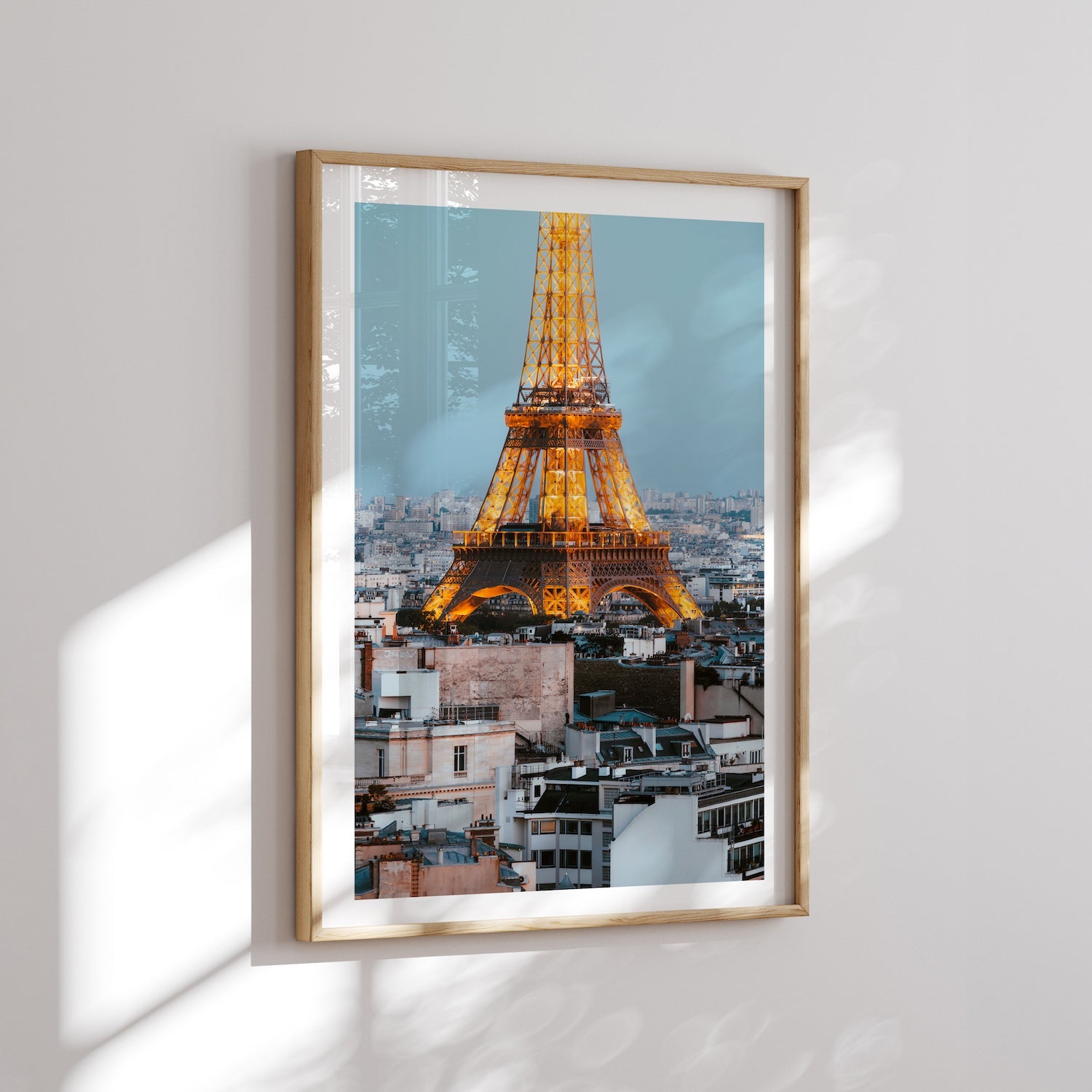 Eiffel Tower at Night in Paris II - Peter Yan Studio Framed Photo Print Wall Art