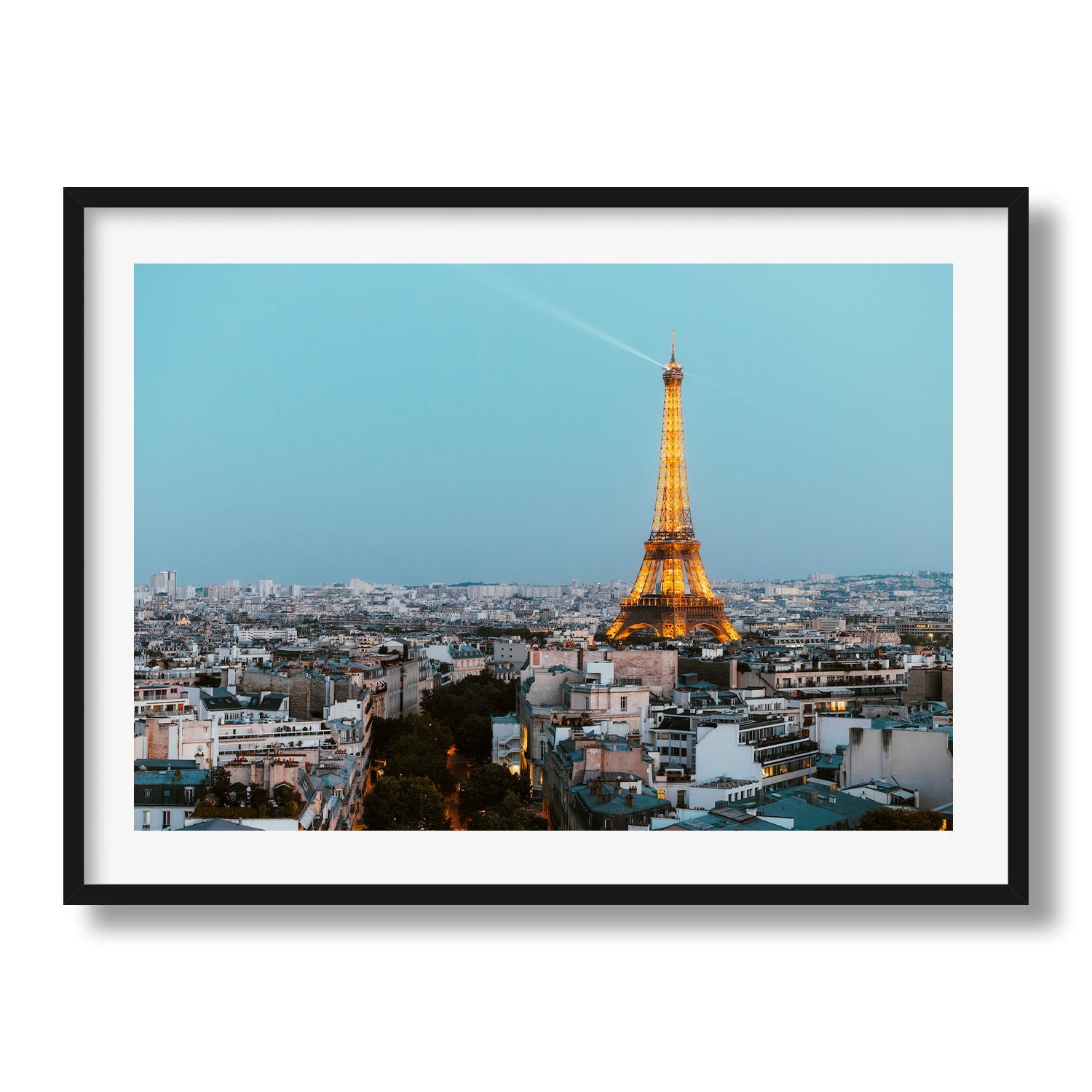 Eiffel Tower at Night in Paris III - Peter Yan Studio Framed Photo Print Wall Art