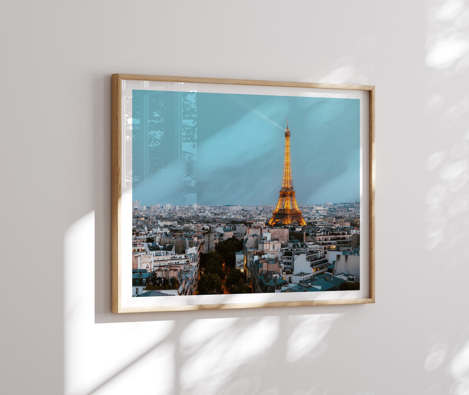 Eiffel Tower at Night in Paris III - Peter Yan Studio Framed Photo Print Wall Art