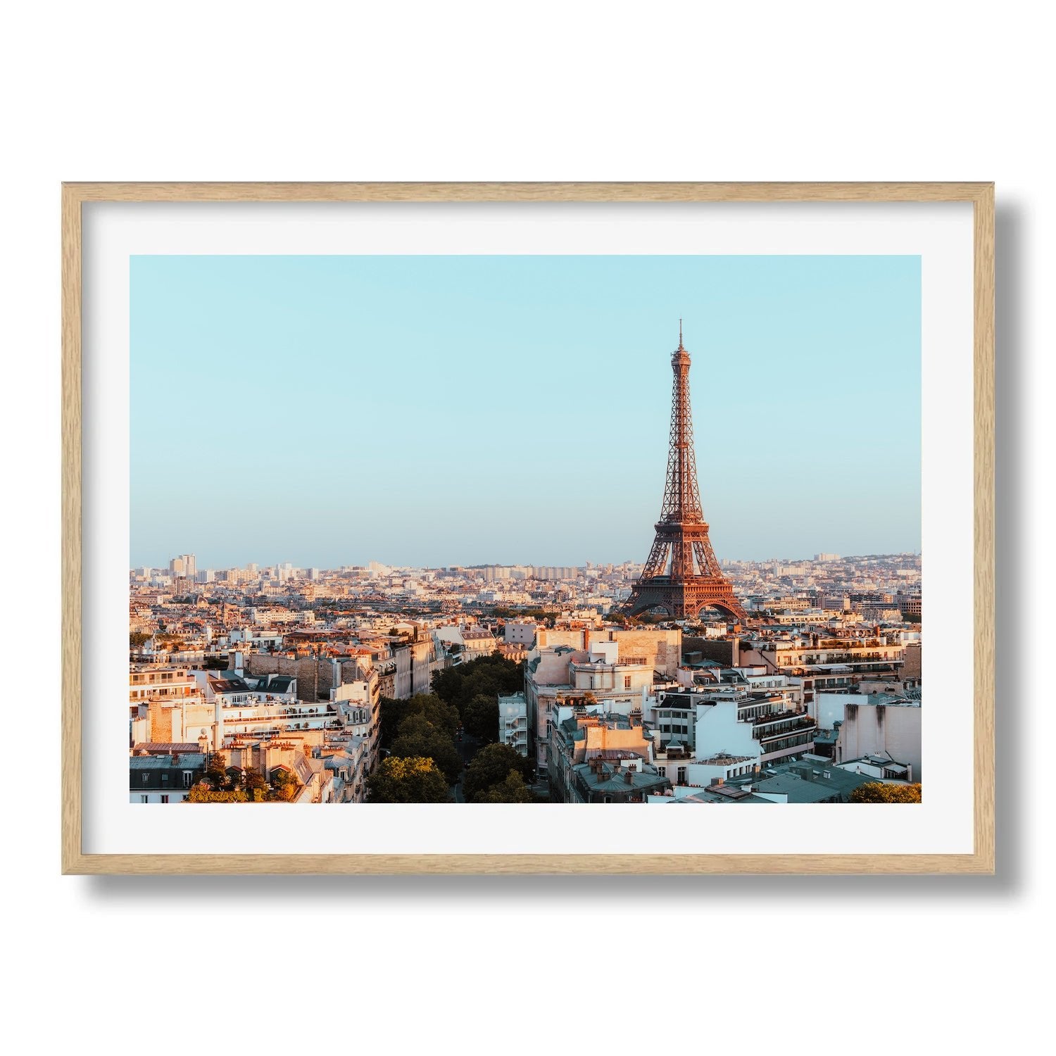 Eiffel Tower Paris Sunset II - Peter Yan Studio Framed Photo Print Wall Art