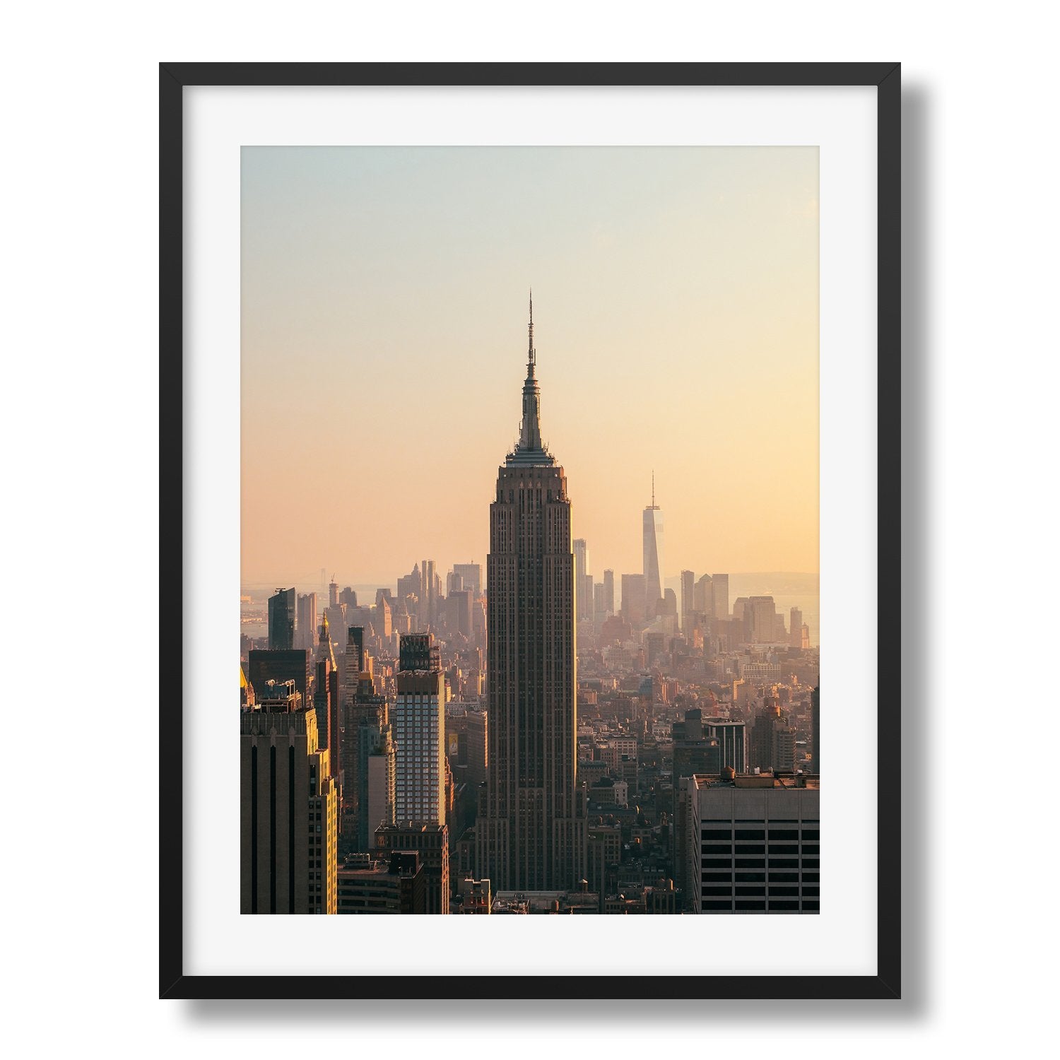 Empire State Building Close Up | Premium Framed Print - Peter Yan Studio