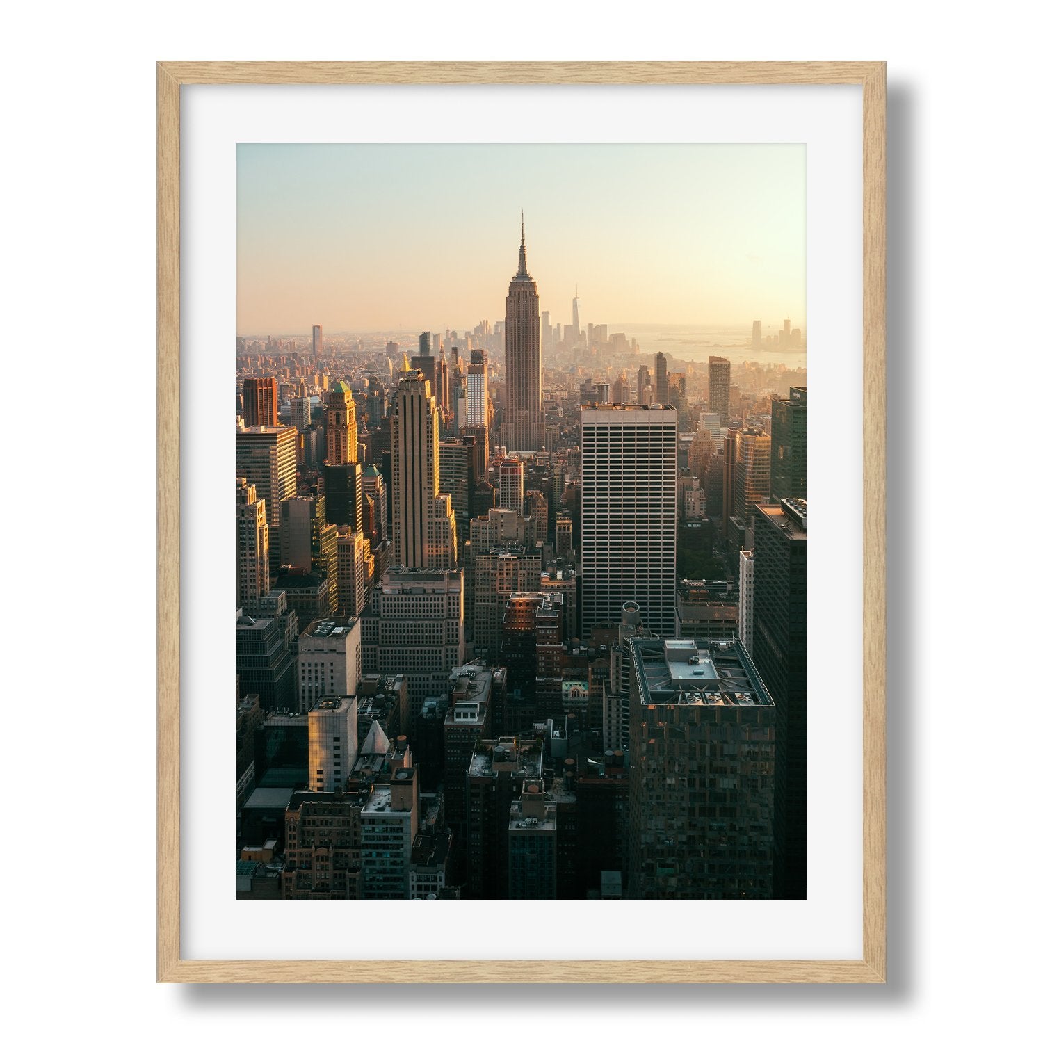 Empire State New York City Framed Print - Architecture by Peter Yan Studio