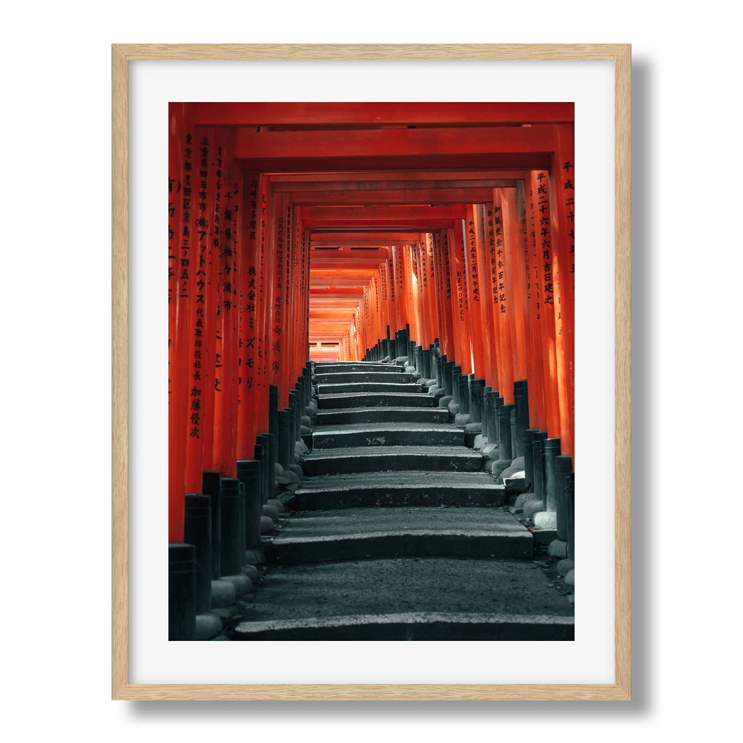 Fushimi Inari Shrine Torii Gates - Peter Yan Studio Framed Photo Print Wall Art