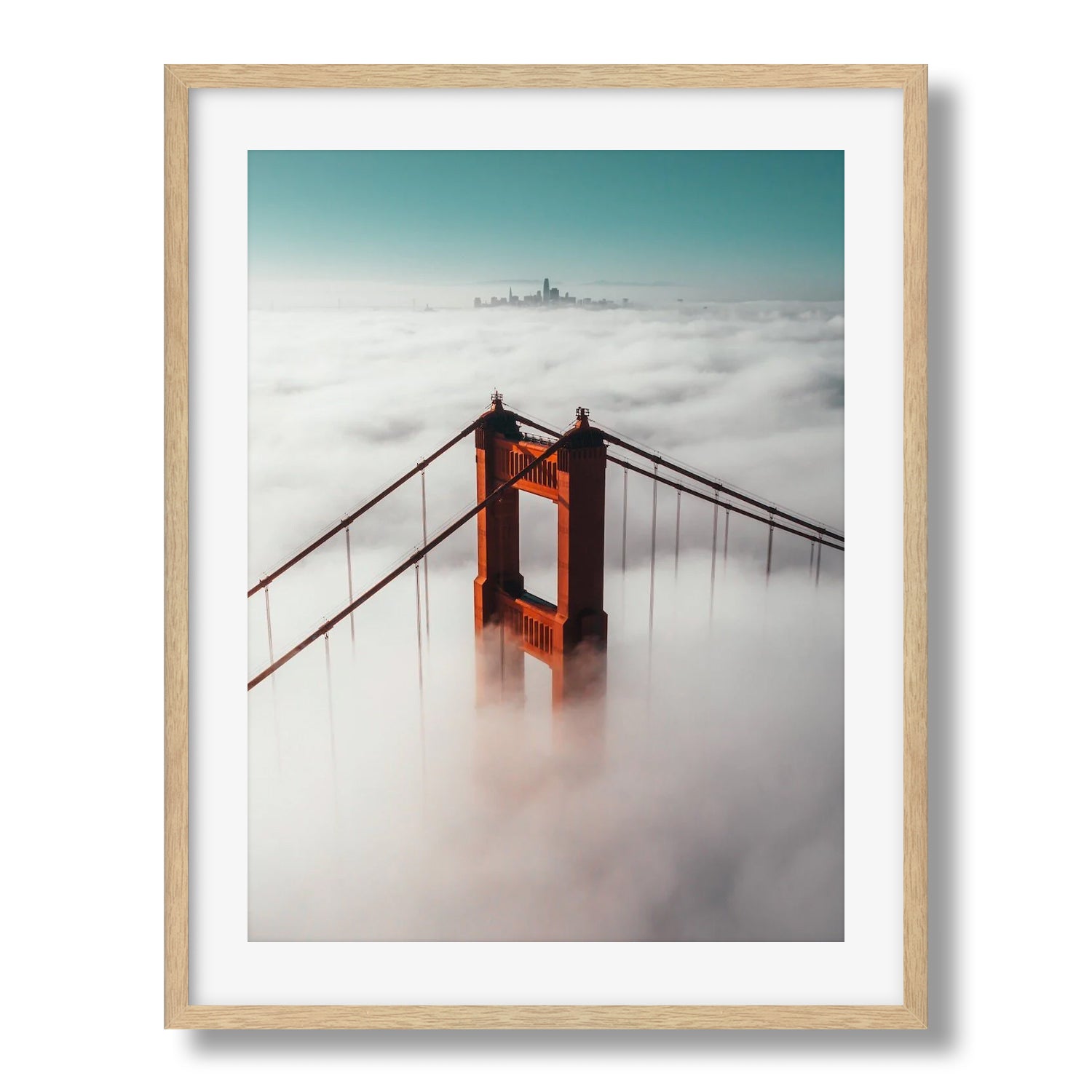 Golden Gate Bridge In The Fog - Peter Yan Studio