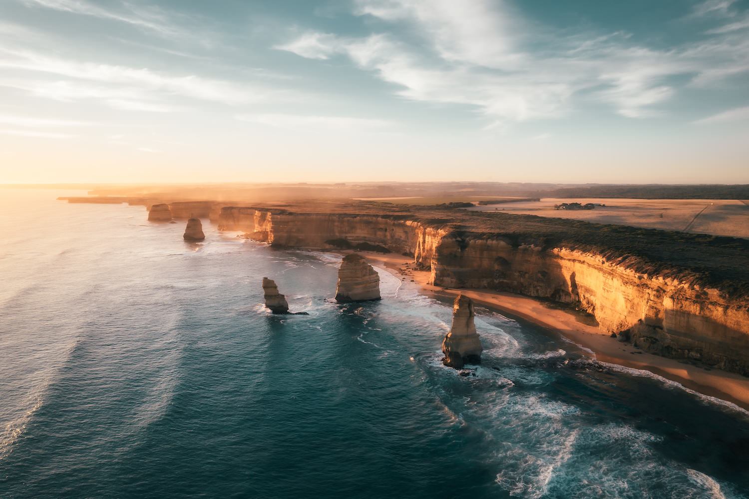 Golden Shoreline, Great Ocean Road | Premium Framed Print - Peter Yan Studio