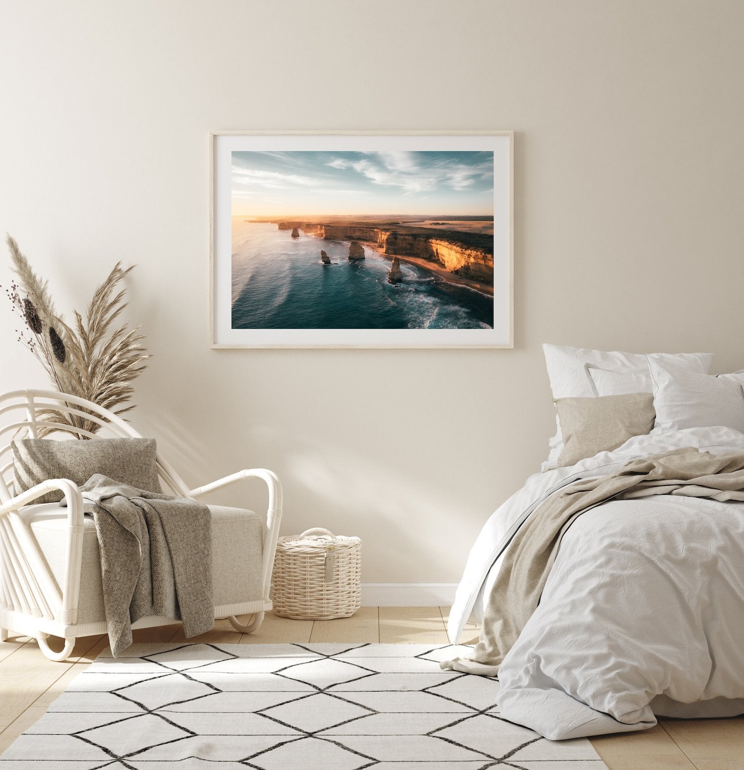 Golden Shoreline, Great Ocean Road - Peter Yan Studio Framed Photo Print Wall Art
