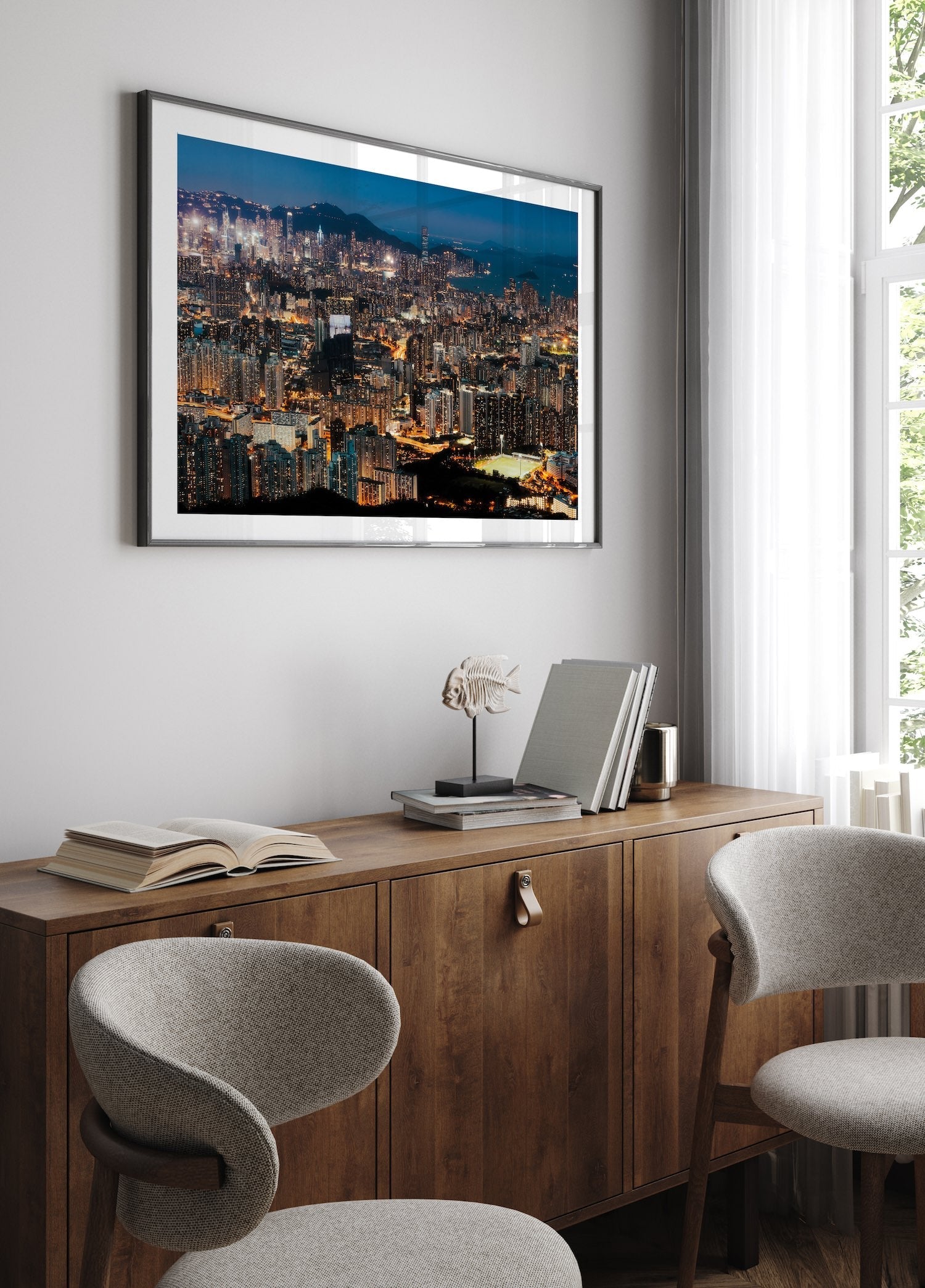 Hong Kong Blue Hour From Kowloon Peak II - Peter Yan Studio