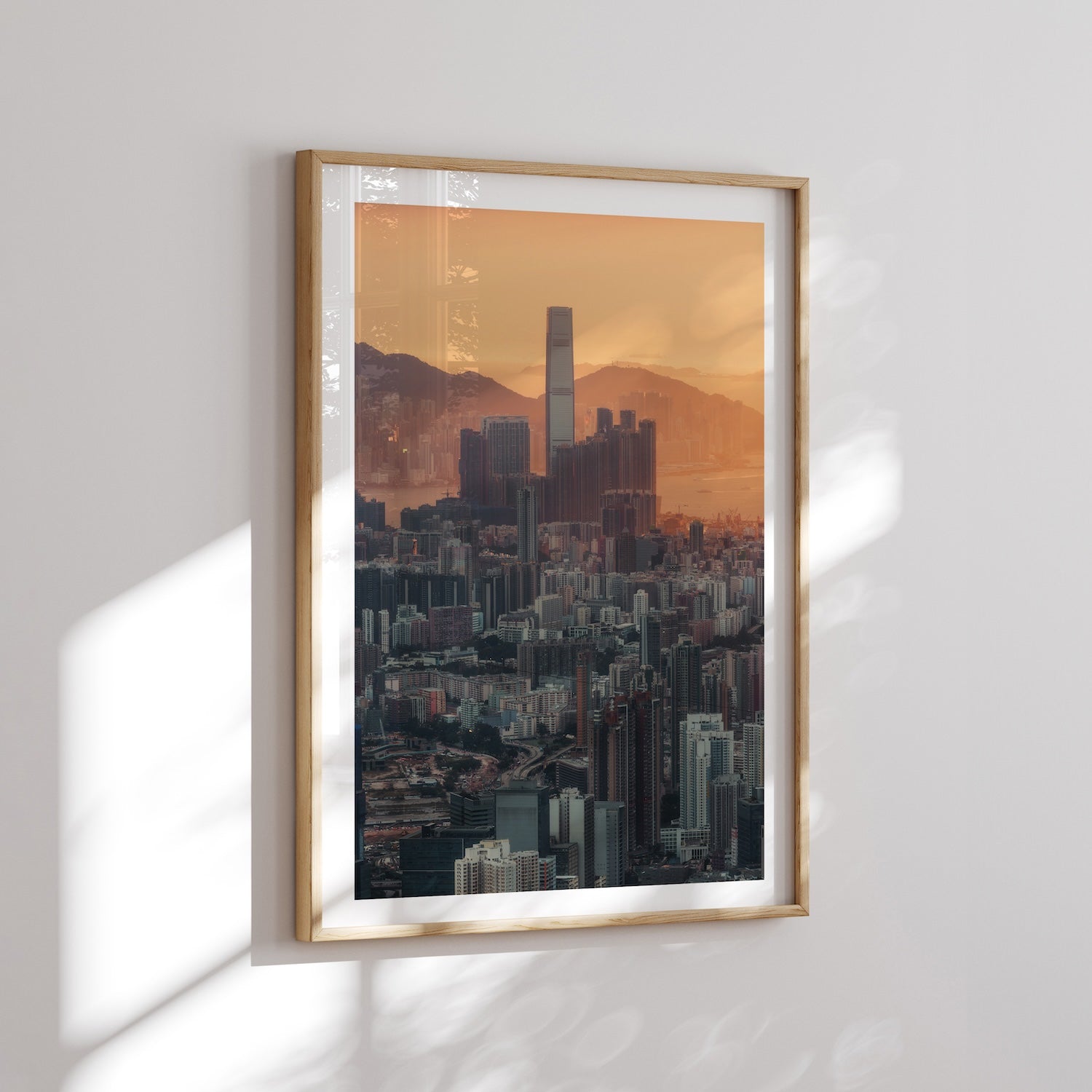 Hong Kong Sunset From Kowloon Peak - Peter Yan Studio Framed Photo Print Wall Art