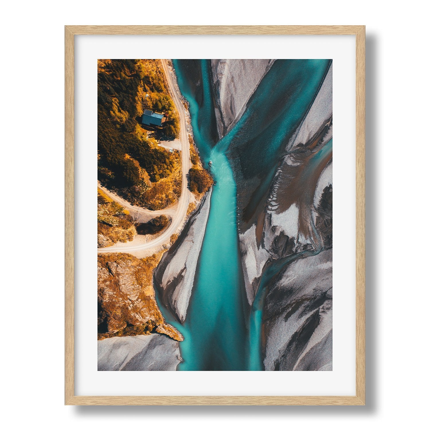 Icelandic Blue River | Premium Framed Print - Peter Yan Studio