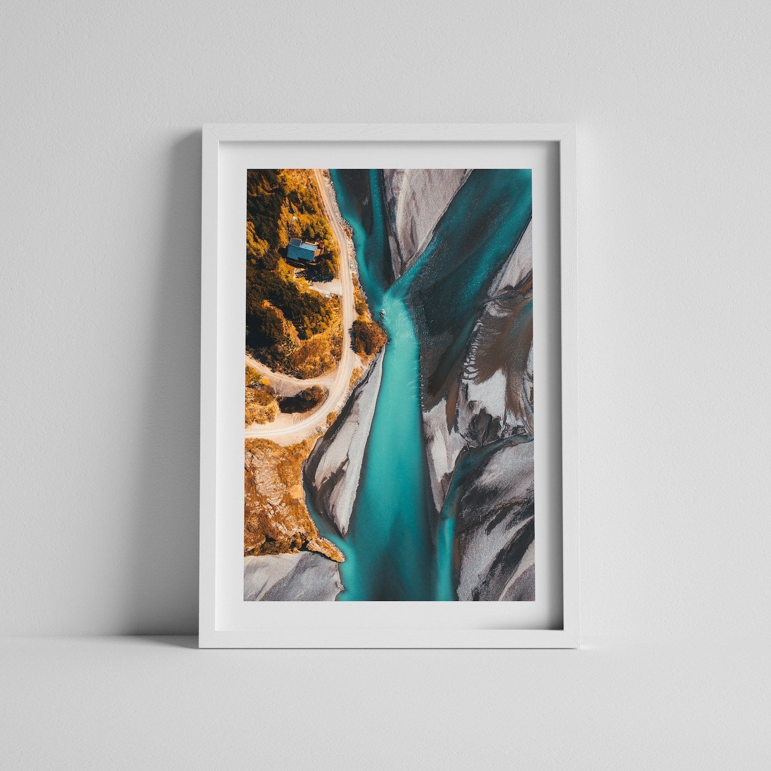 Icelandic Blue River | Premium Framed Print - Peter Yan Studio