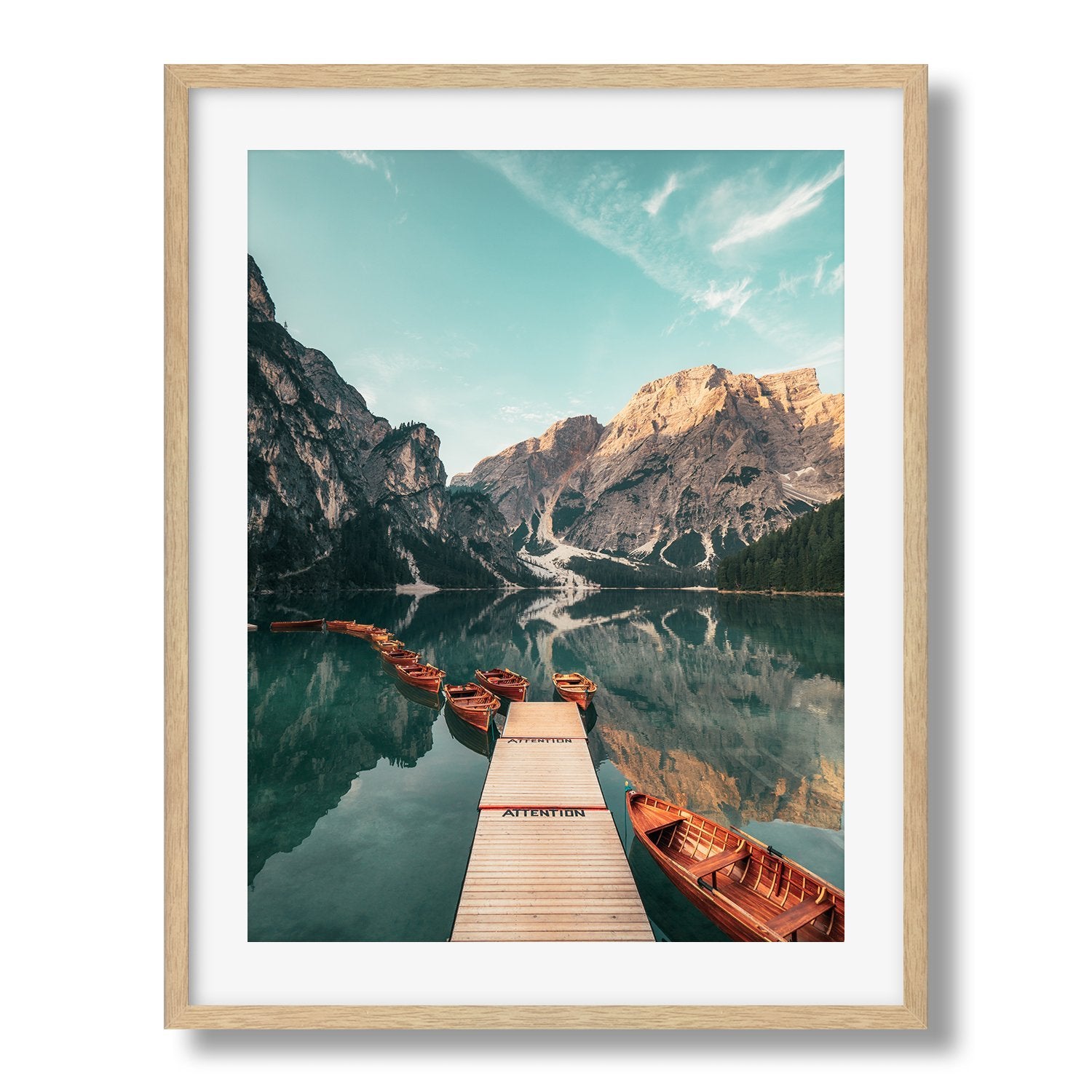 Lago di Braies - Peter Yan Studio Framed Photo Print Wall Art