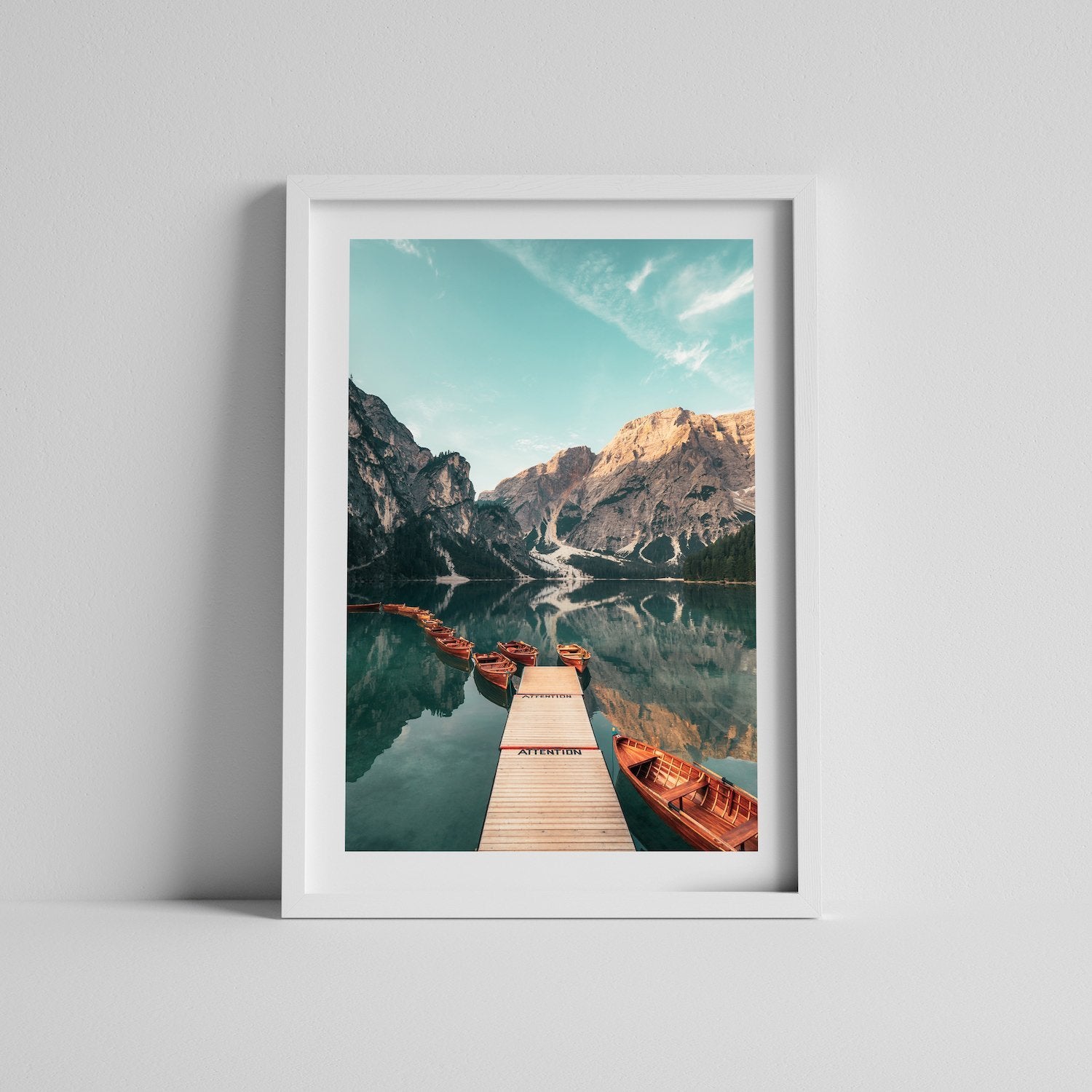 Lago di Braies | Premium Framed Print - Peter Yan Studio