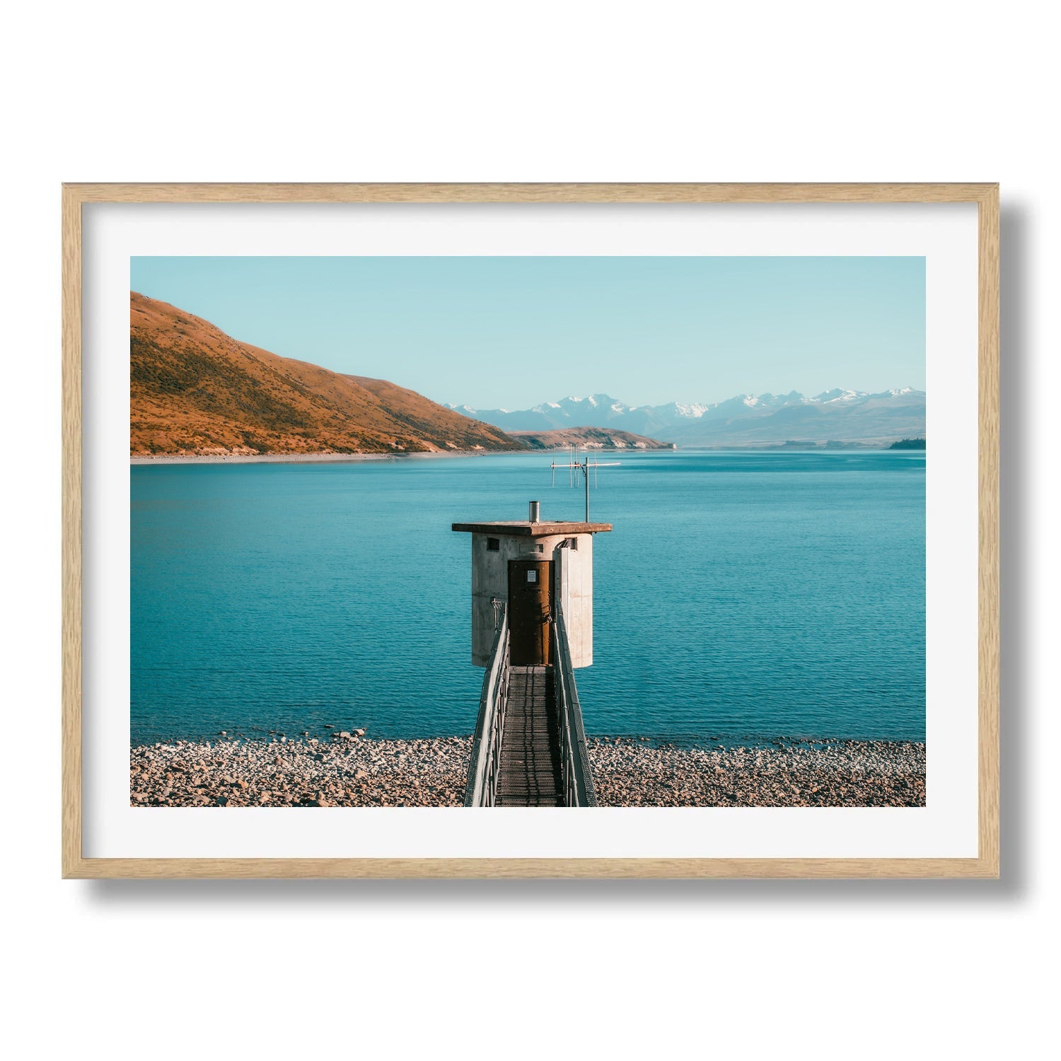 Lake Tekapo Overlook - Peter Yan Studio Framed Photo Print Wall Art