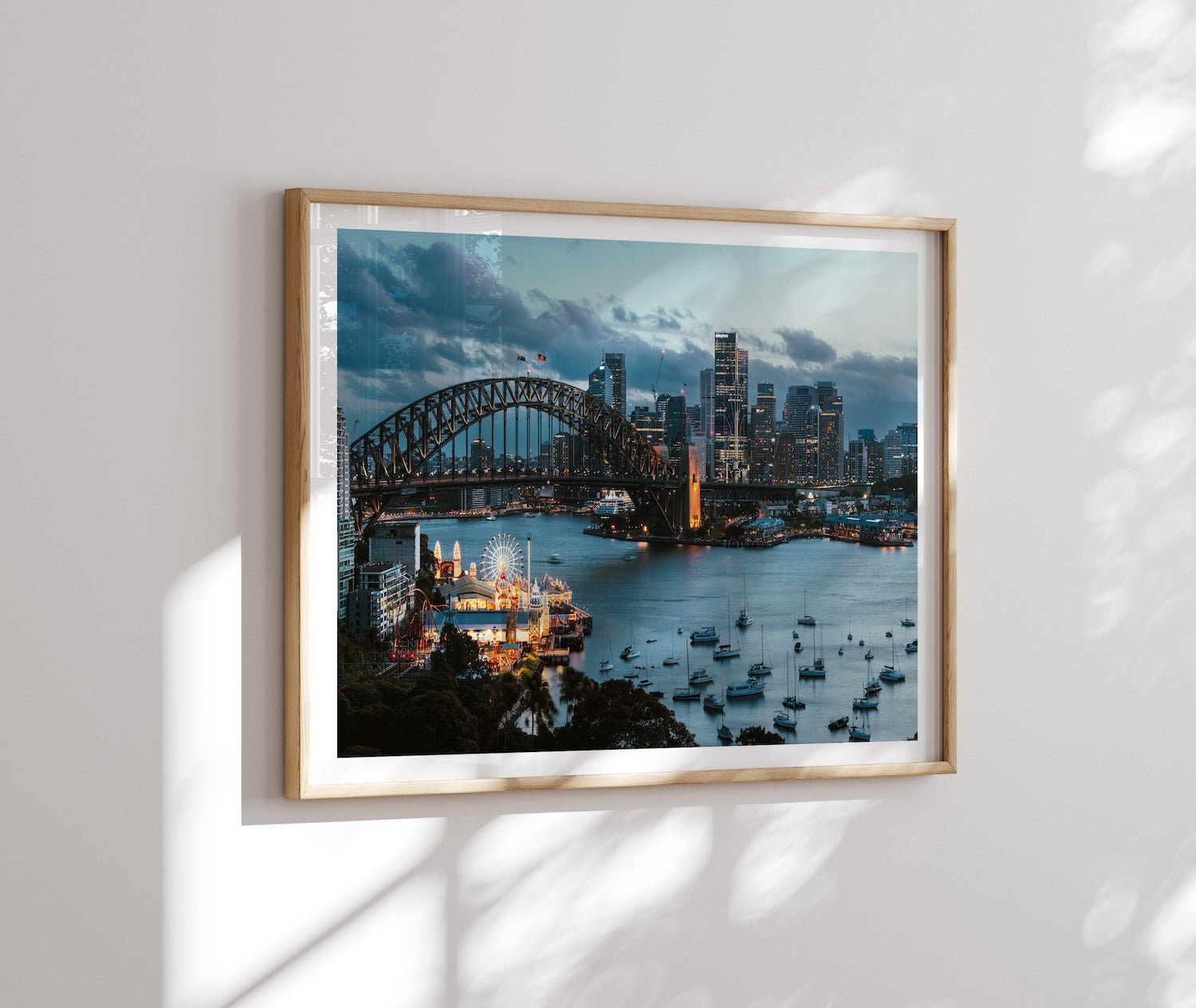 Lavender Bay Sydney Blue Hour Framed Print - Architecture by Peter Yan Studio