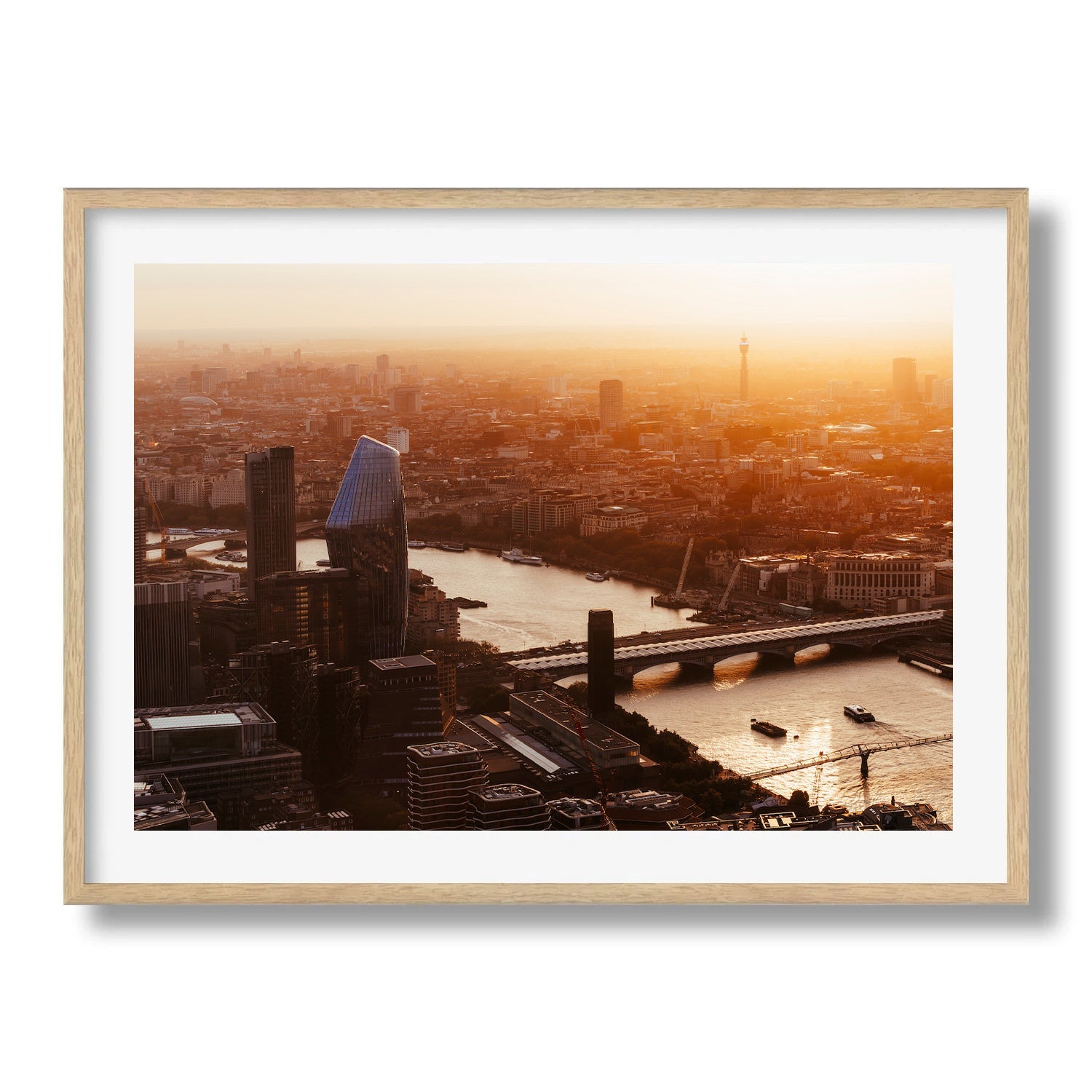 London Glow - Peter Yan Studio Framed Photo Print Wall Art