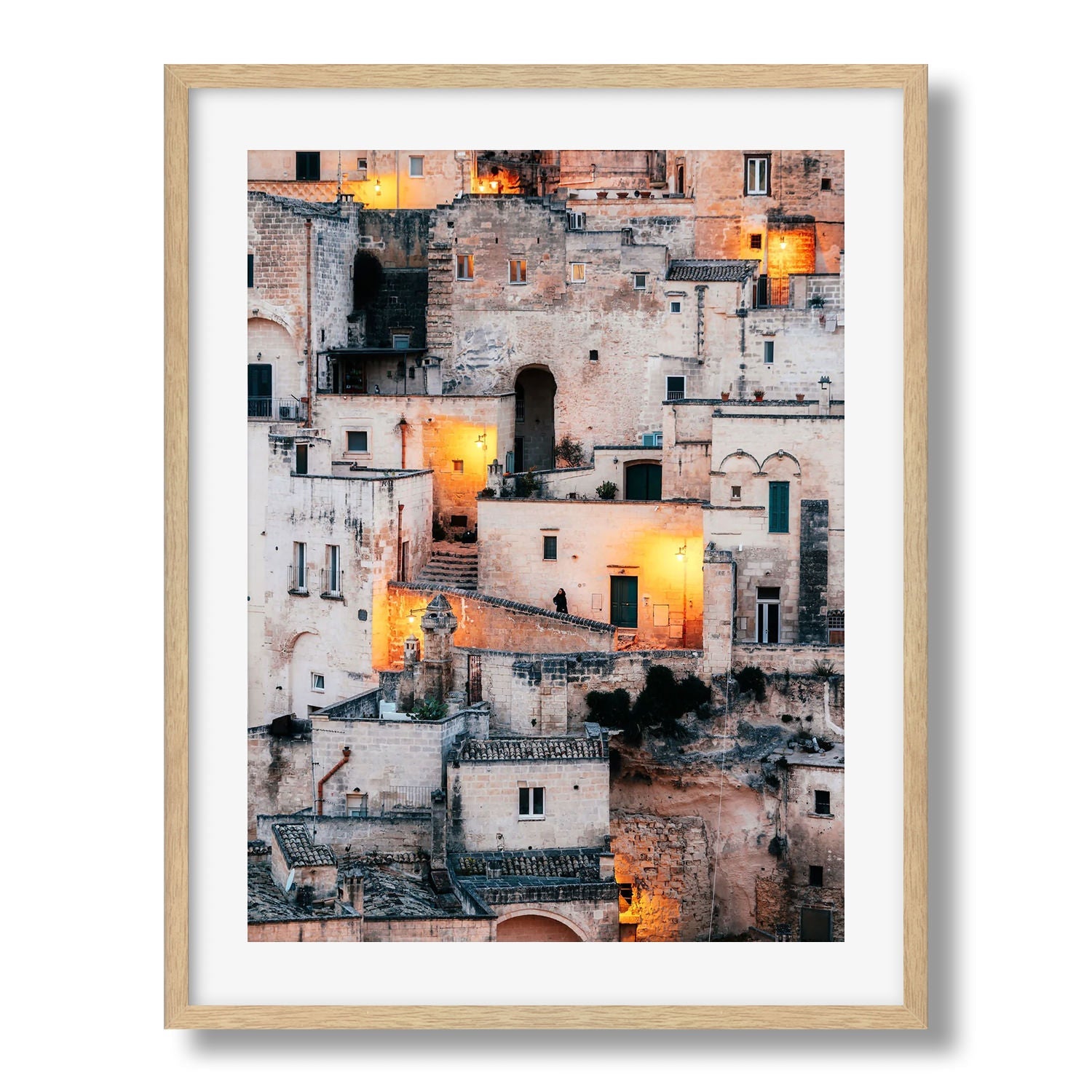 Matera Lights Framed Print - Architecture by Peter Yan Studio