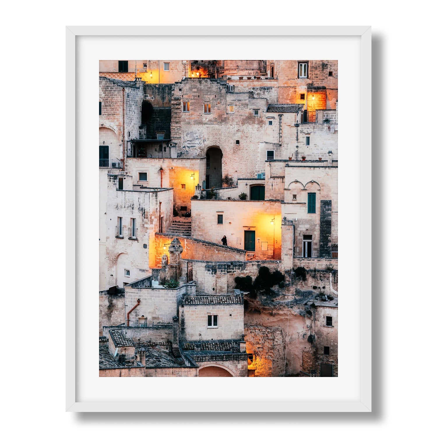 Matera Lights Framed Print - Architecture by Peter Yan Studio