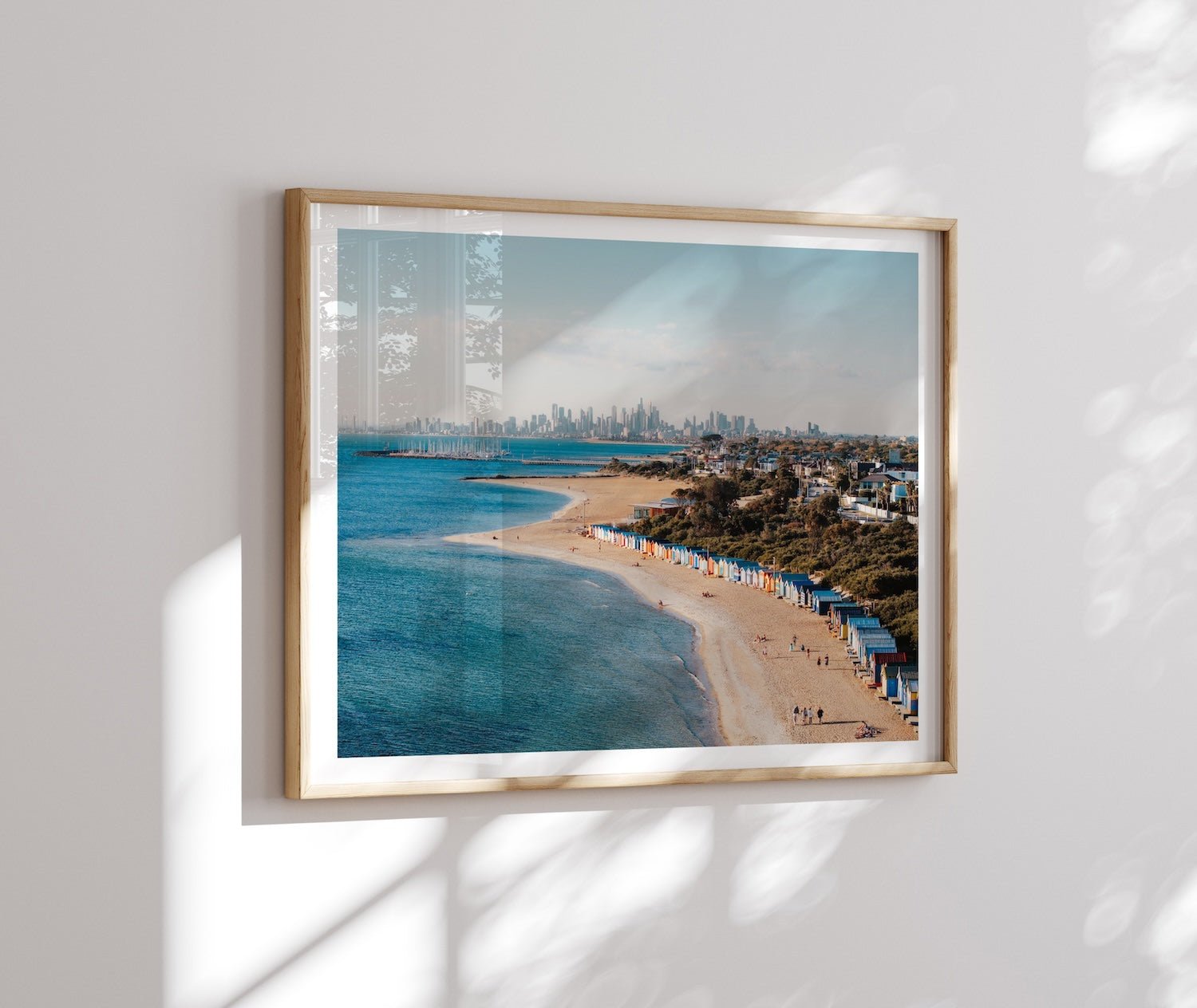 Melbourne Brighton Beach - Peter Yan Studio Framed Photo Print Wall Art