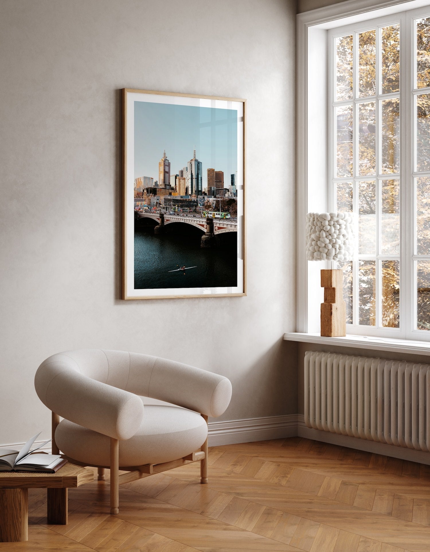 Melbourne City Princes Bridge - Peter Yan Studio Framed Photo Print Wall Art
