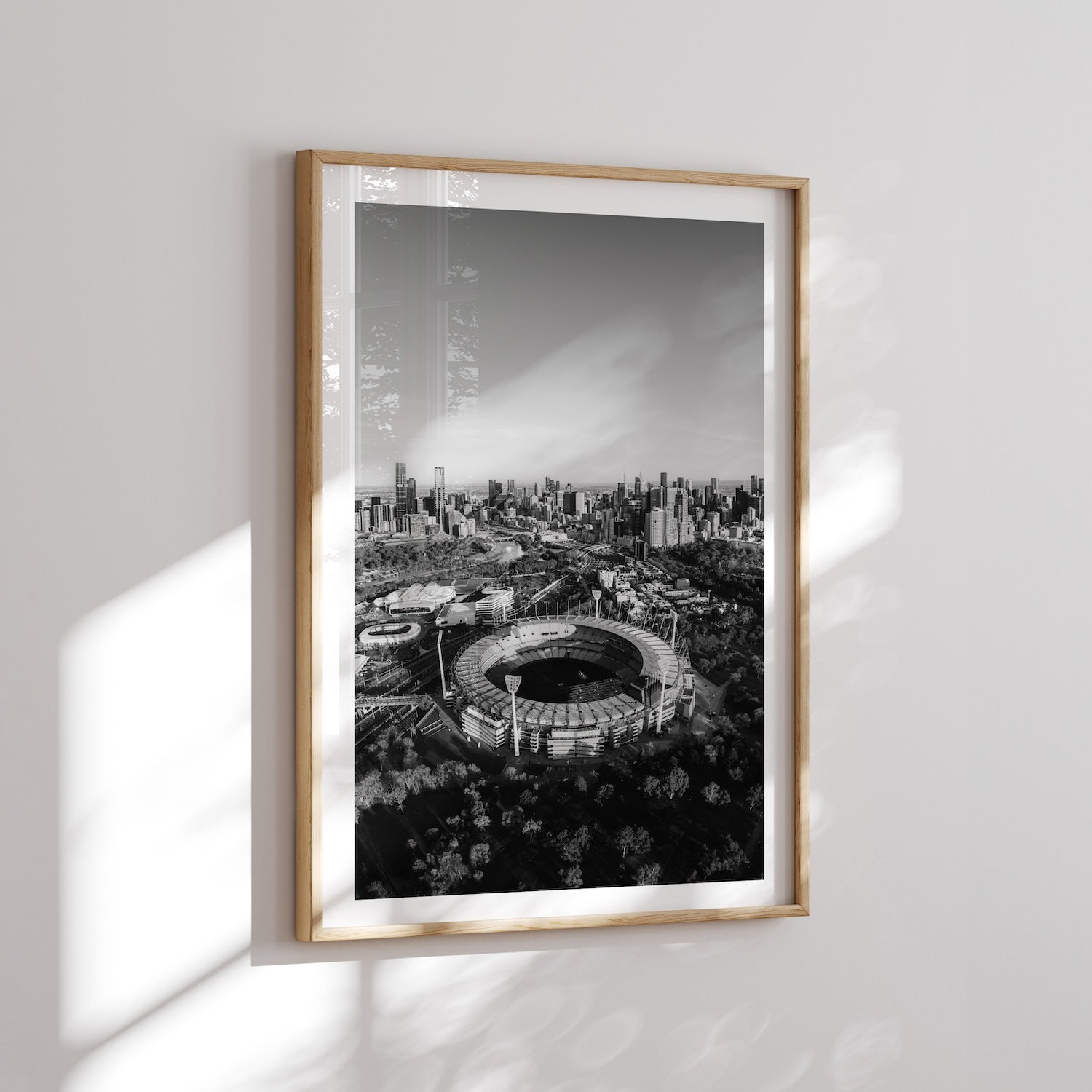 Melbourne MCG III Black & White - Peter Yan Studio Framed Photo Print Wall Art