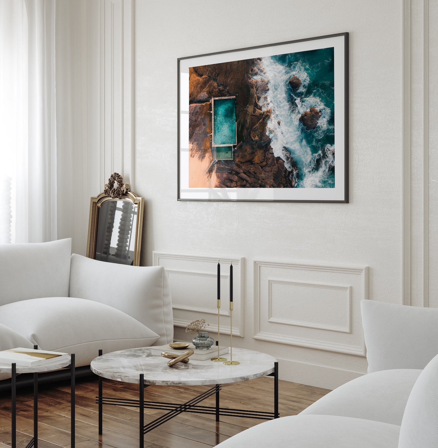 Mona Vale Rock Pool I - Peter Yan Studio Framed Photo Print Wall Art