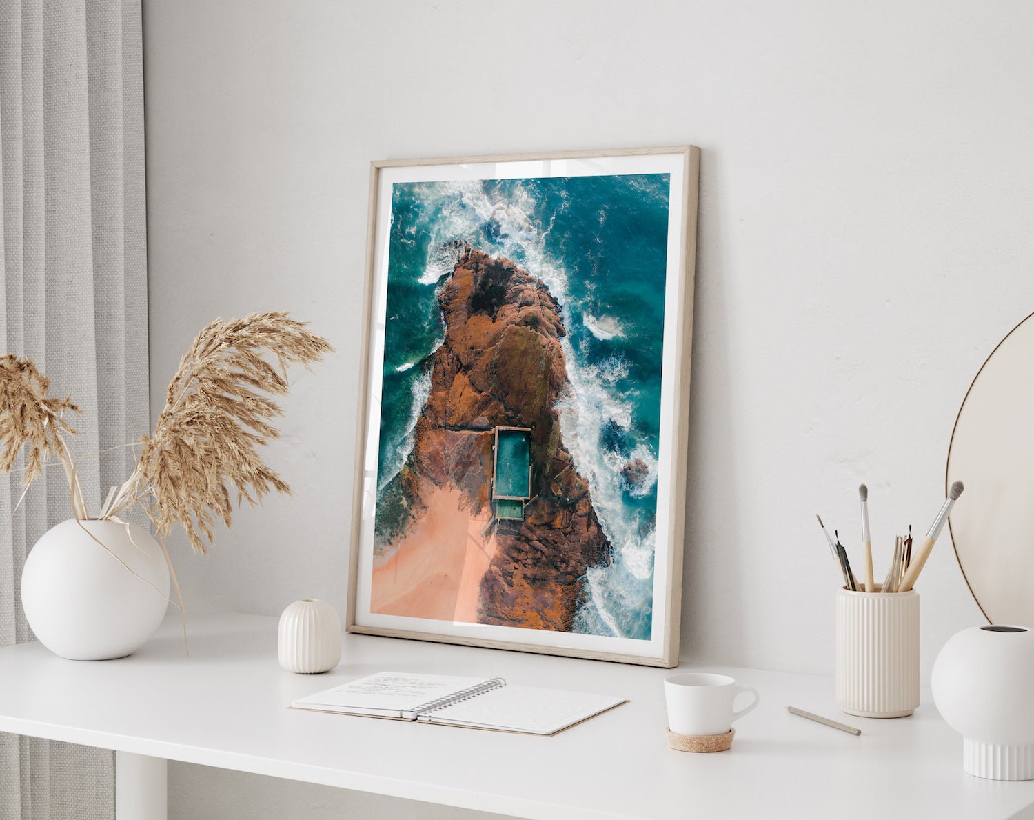 Mona Vale Rock Pool II - Peter Yan Studio Framed Photo Print Wall Art