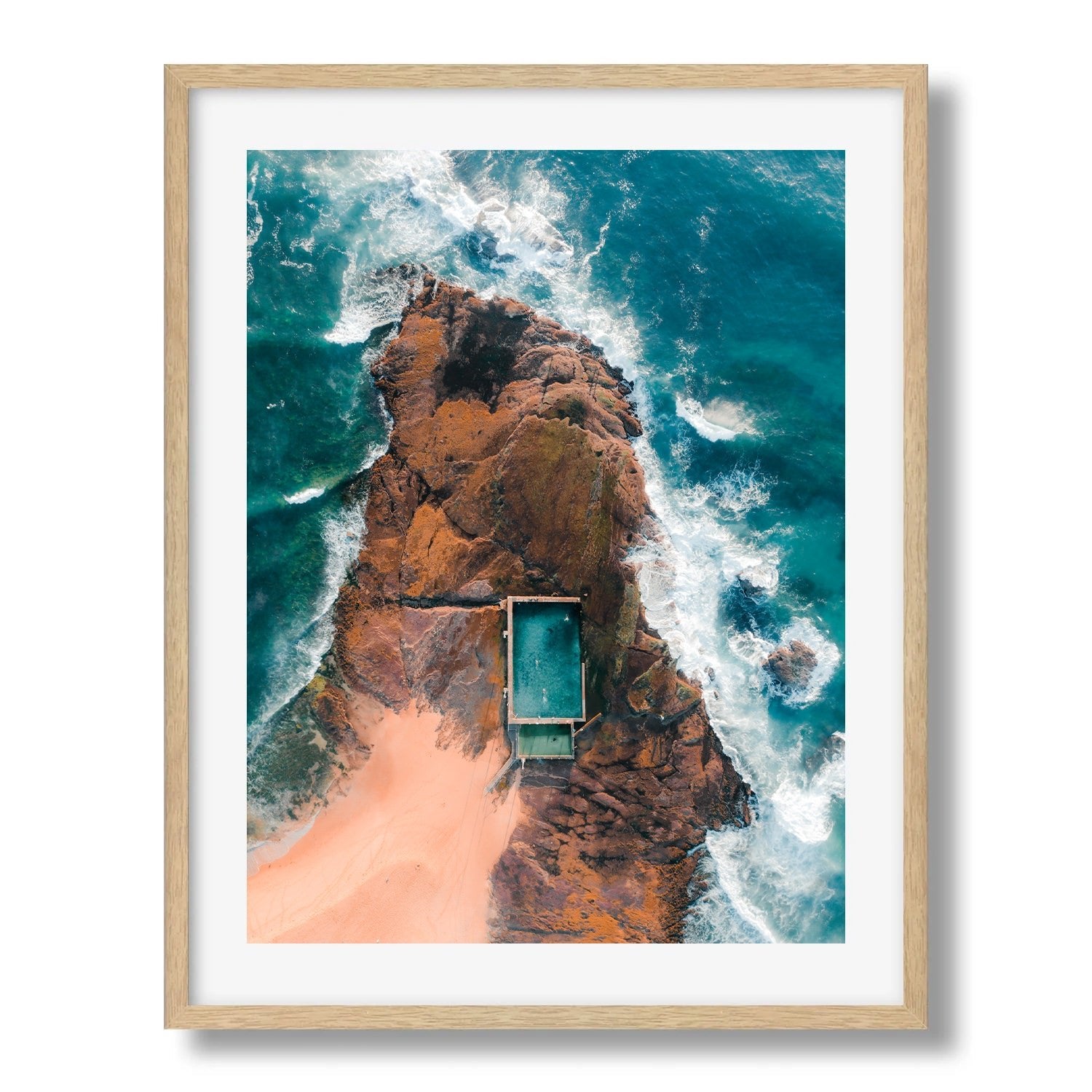 Mona Vale Rock Pool II - Peter Yan Studio Framed Photo Print Wall Art