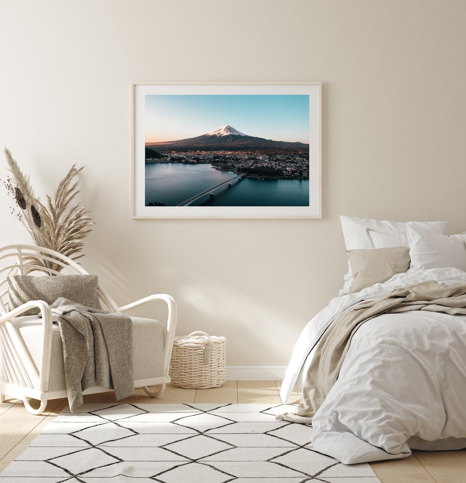 Mt Fuji Sunrise - Landscape | Premium Framed Print - Peter Yan Studio