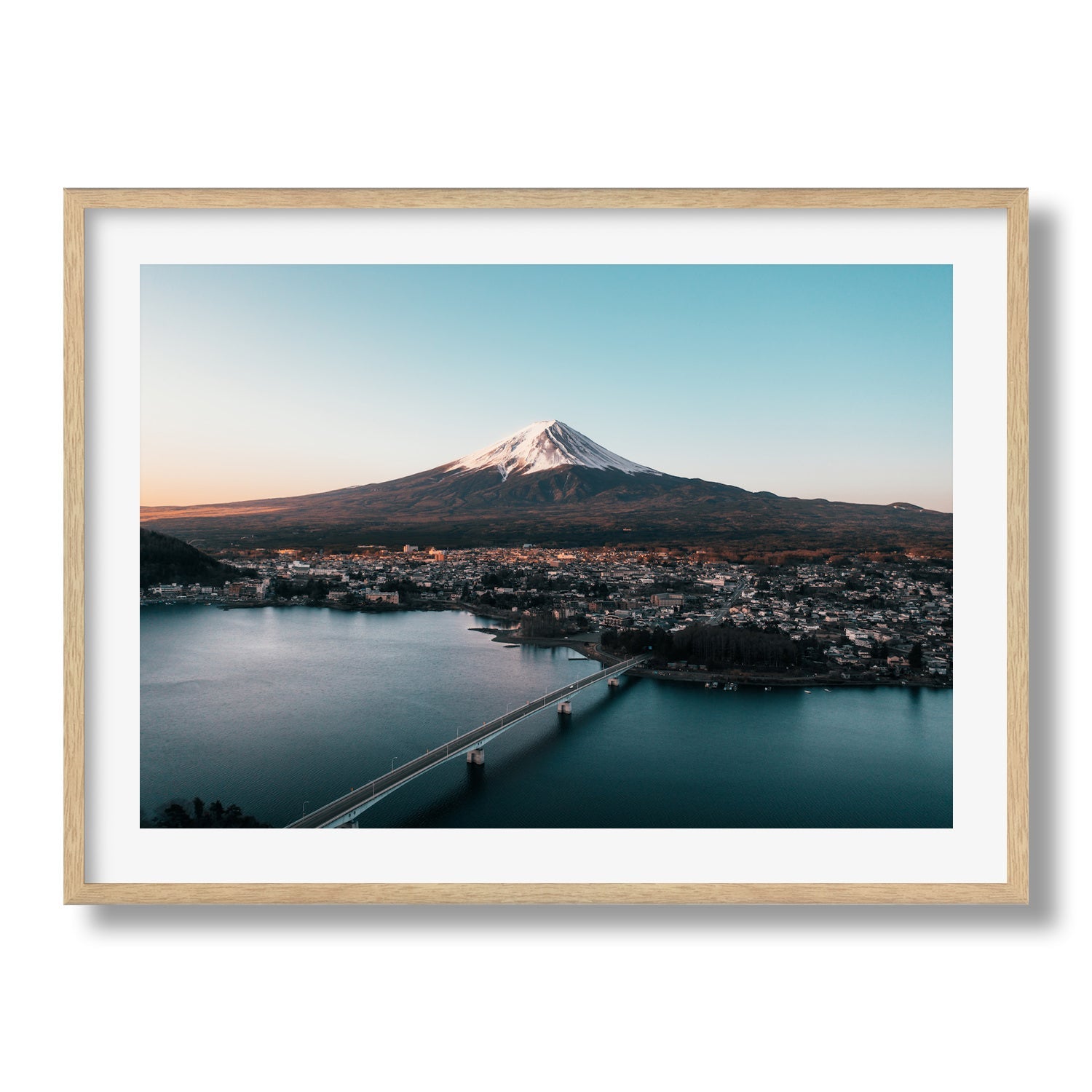 Mt Fuji Sunrise - Landscape | Premium Framed Print - Peter Yan Studio