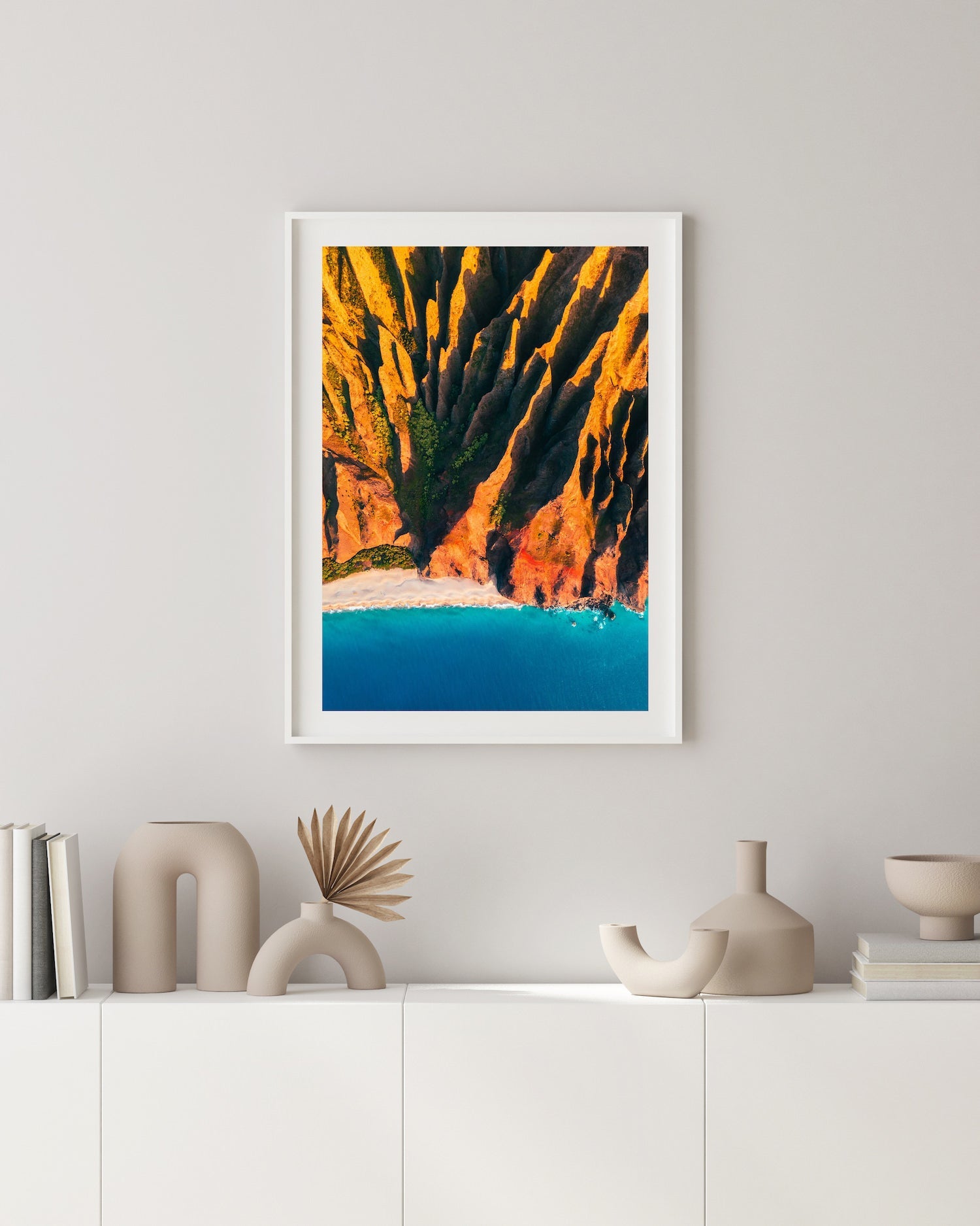 Nā Pali Coast, Kauai III - Peter Yan Studio Framed Photo Print Wall Art