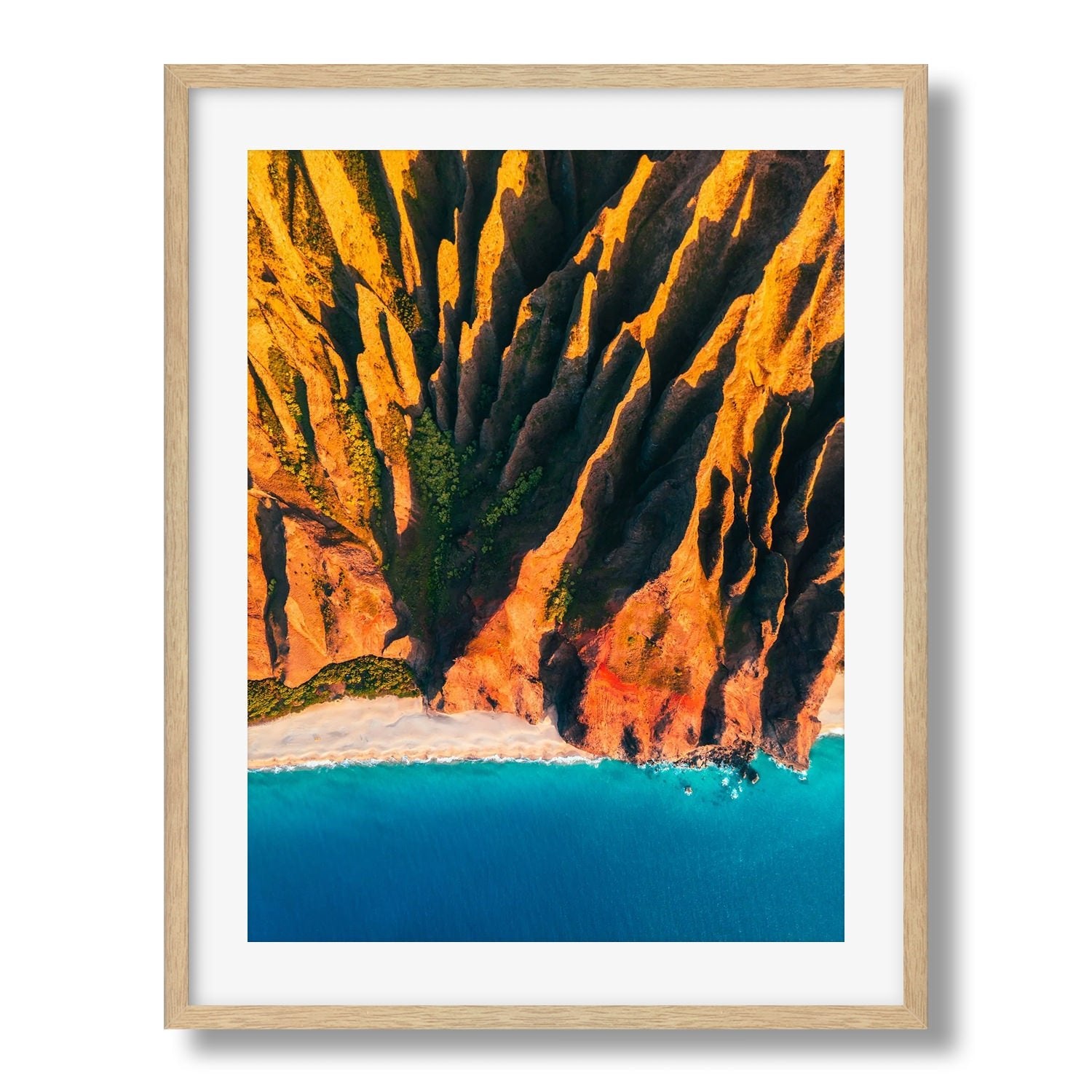 Nā Pali Coast, Kauai III - Peter Yan Studio Framed Photo Print Wall Art