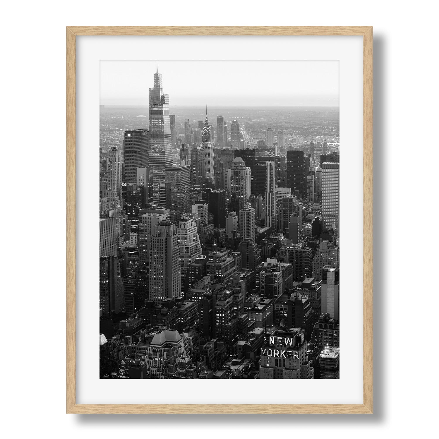 New York City in Black & White Series: I - Peter Yan Studio Framed Photo Print Wall Art