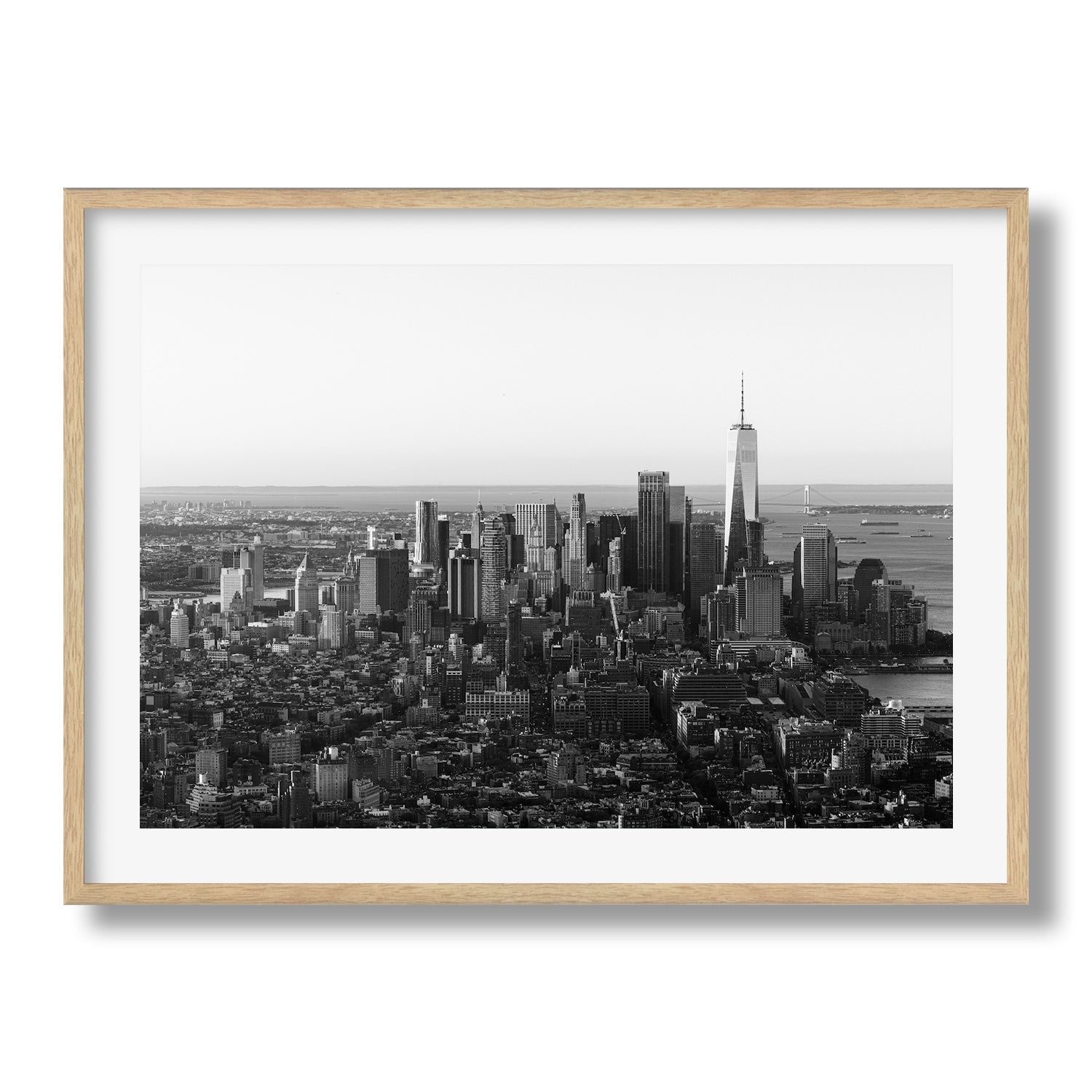 New York City in Black & White Series: II Framed Print - Architecture by Peter Yan Studio