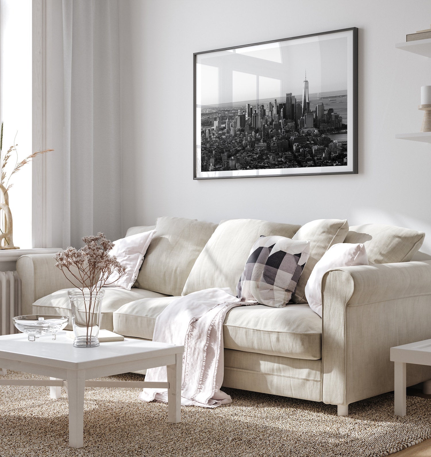 New York City in Black & White Series: II - Peter Yan Studio Framed Photo Print Wall Art