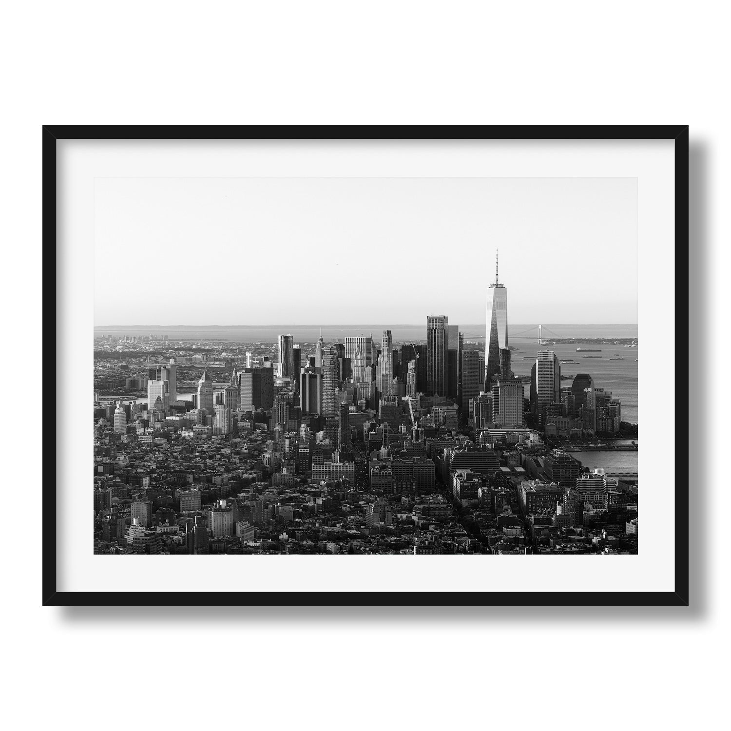 New York City in Black & White Series: II Framed Print - Architecture by Peter Yan Studio