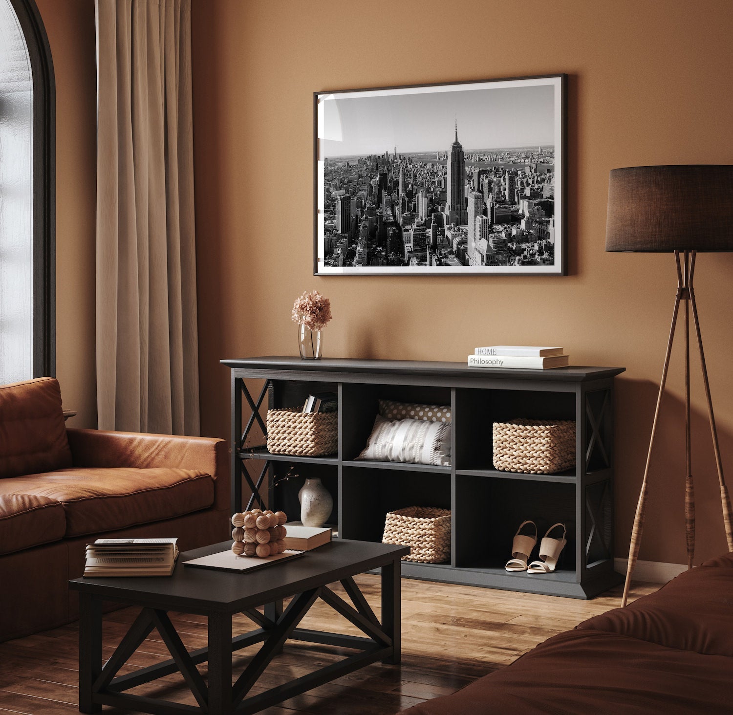 New York City in Black & White Series: IV - Peter Yan Studio Framed Photo Print Wall Art