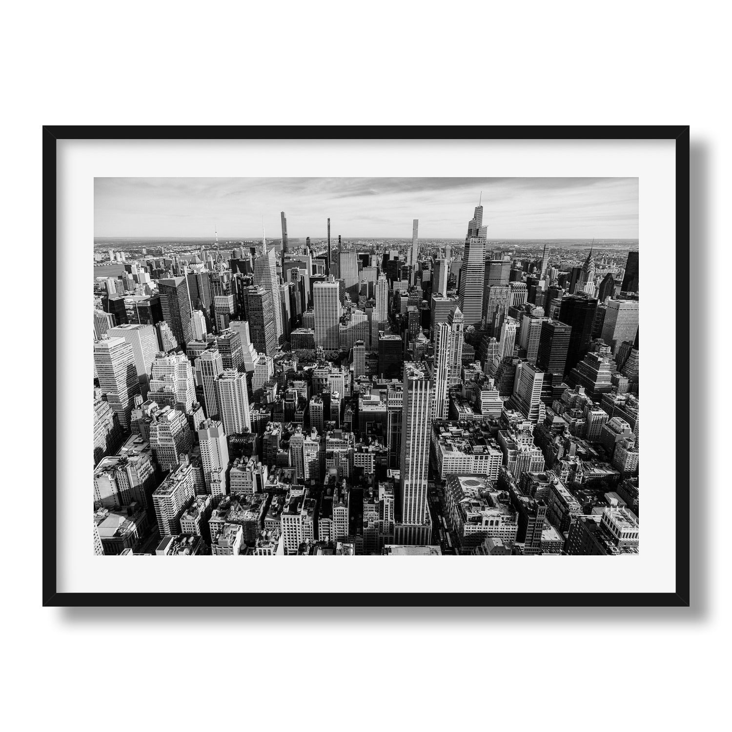 New York City in Black & White Series: V Framed Print - Architecture by Peter Yan Studio