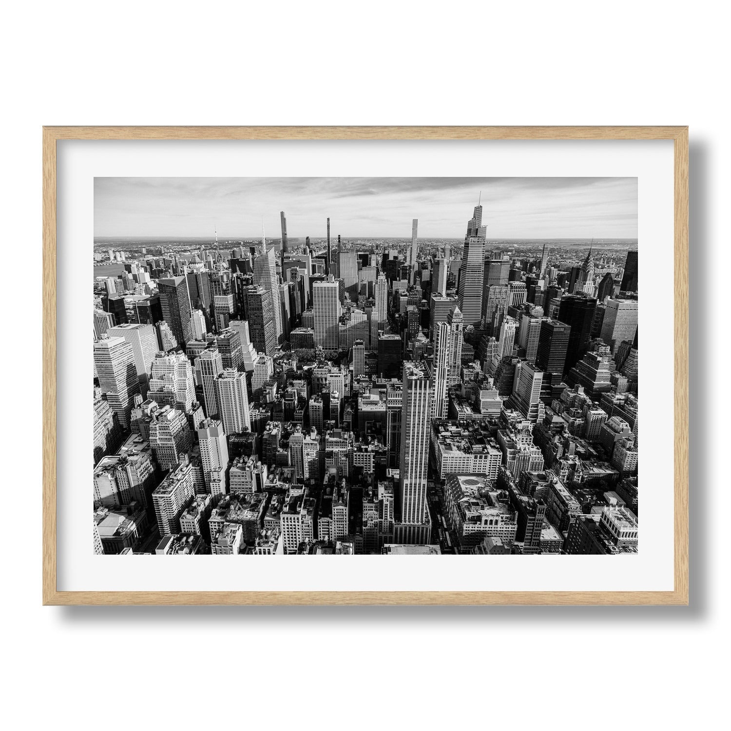 New York City in Black & White Series: V - Peter Yan Studio Framed Photo Print Wall Art