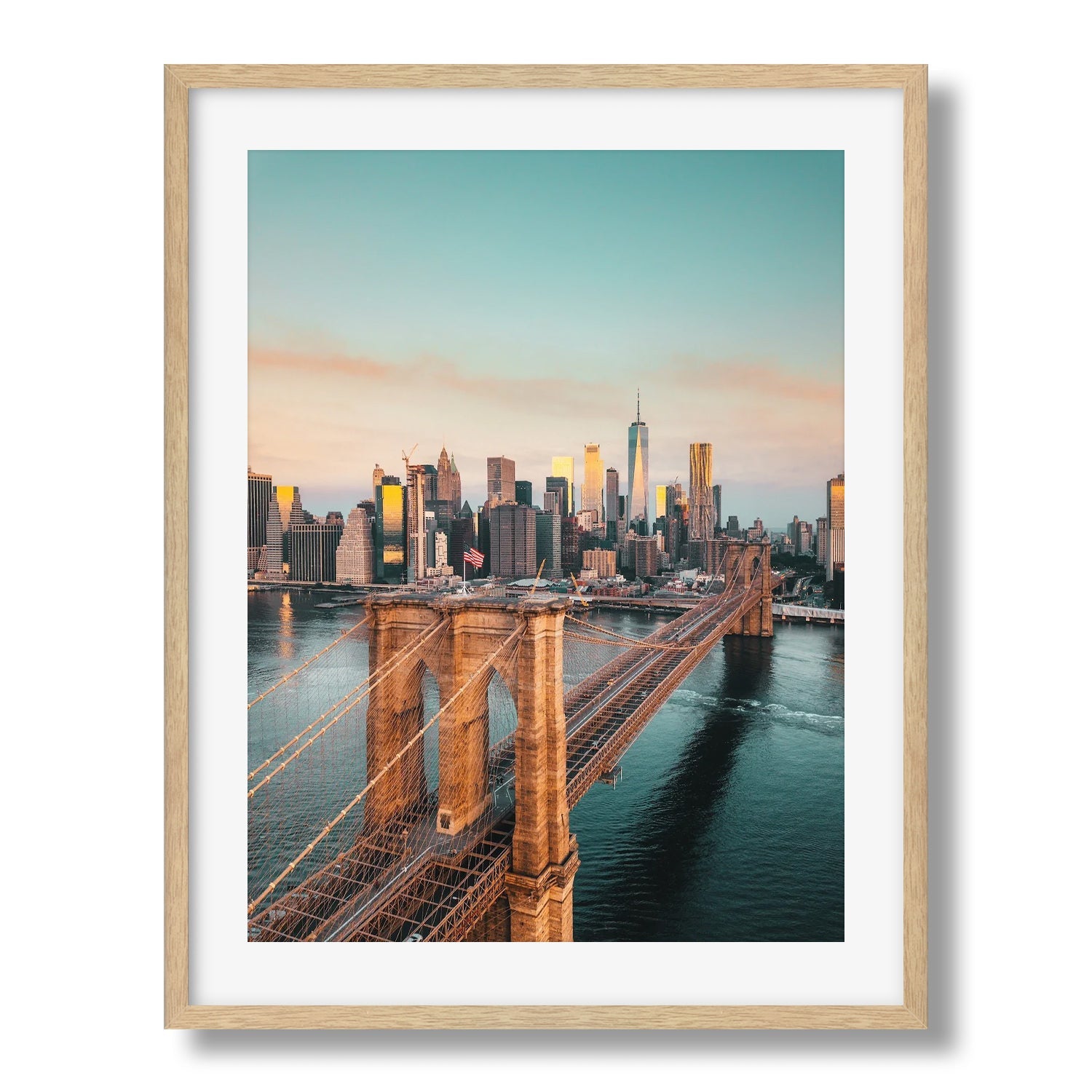 New York, New York - Peter Yan Studio Framed Photo Print Wall Art