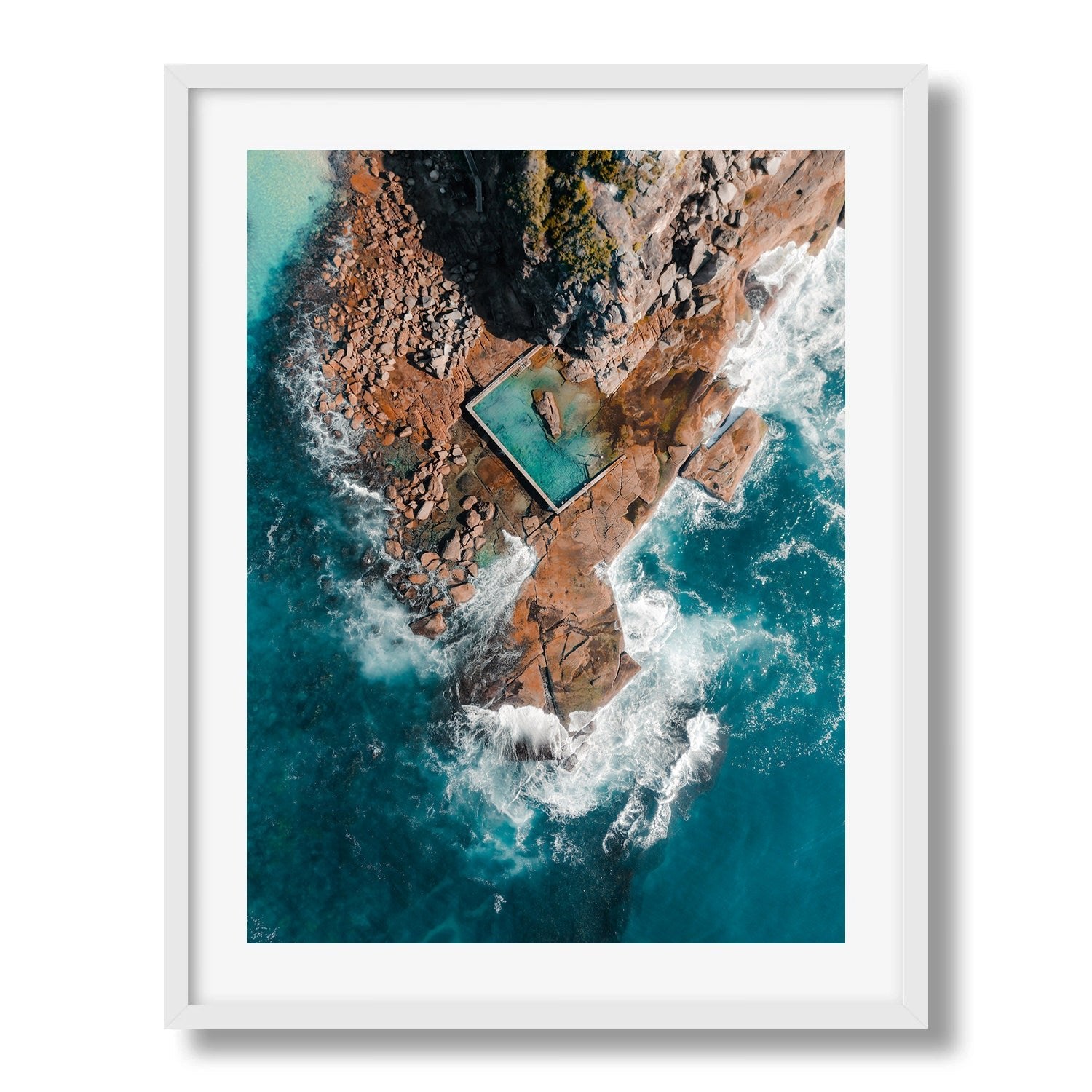 North Curl Curl Rock Pool II - Peter Yan Studio Framed Photo Print Wall Art
