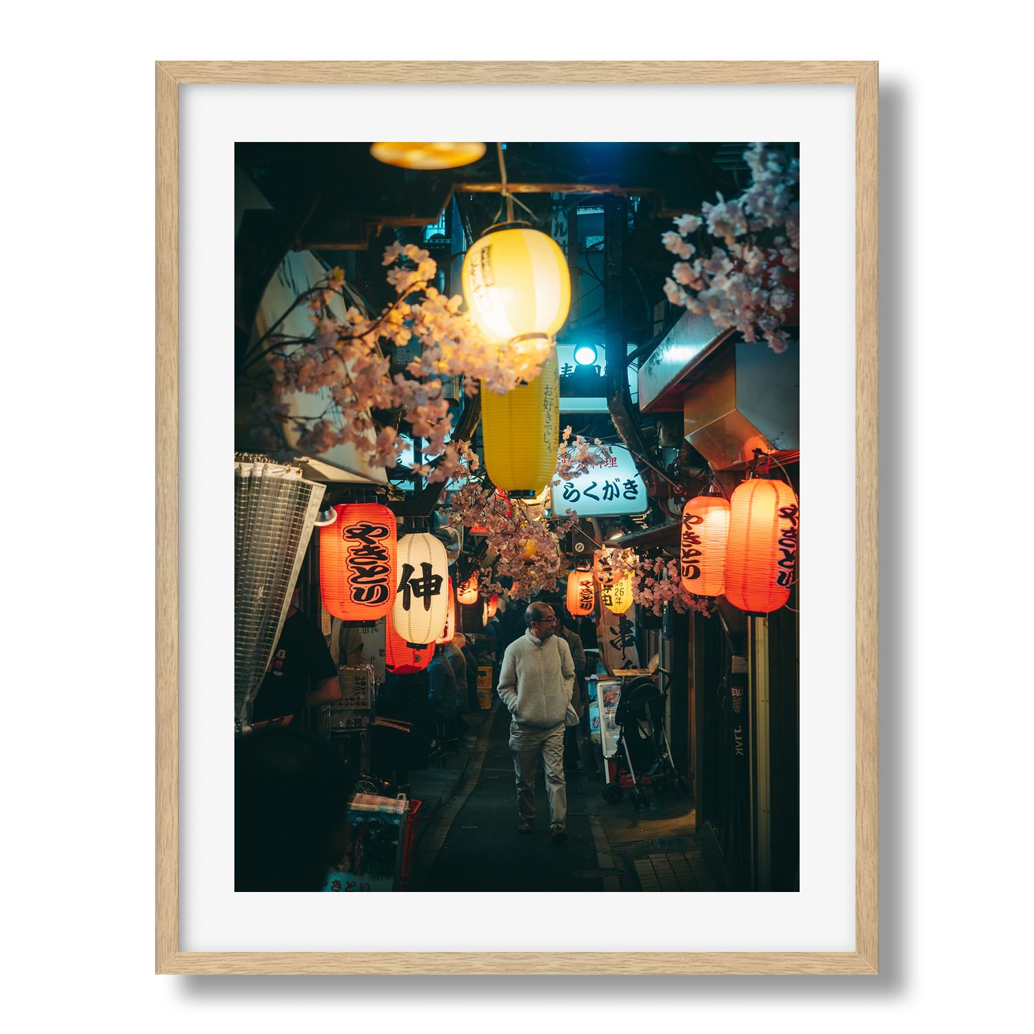 Old Tokyo Alleyway | Premium Framed Print - Peter Yan Studio