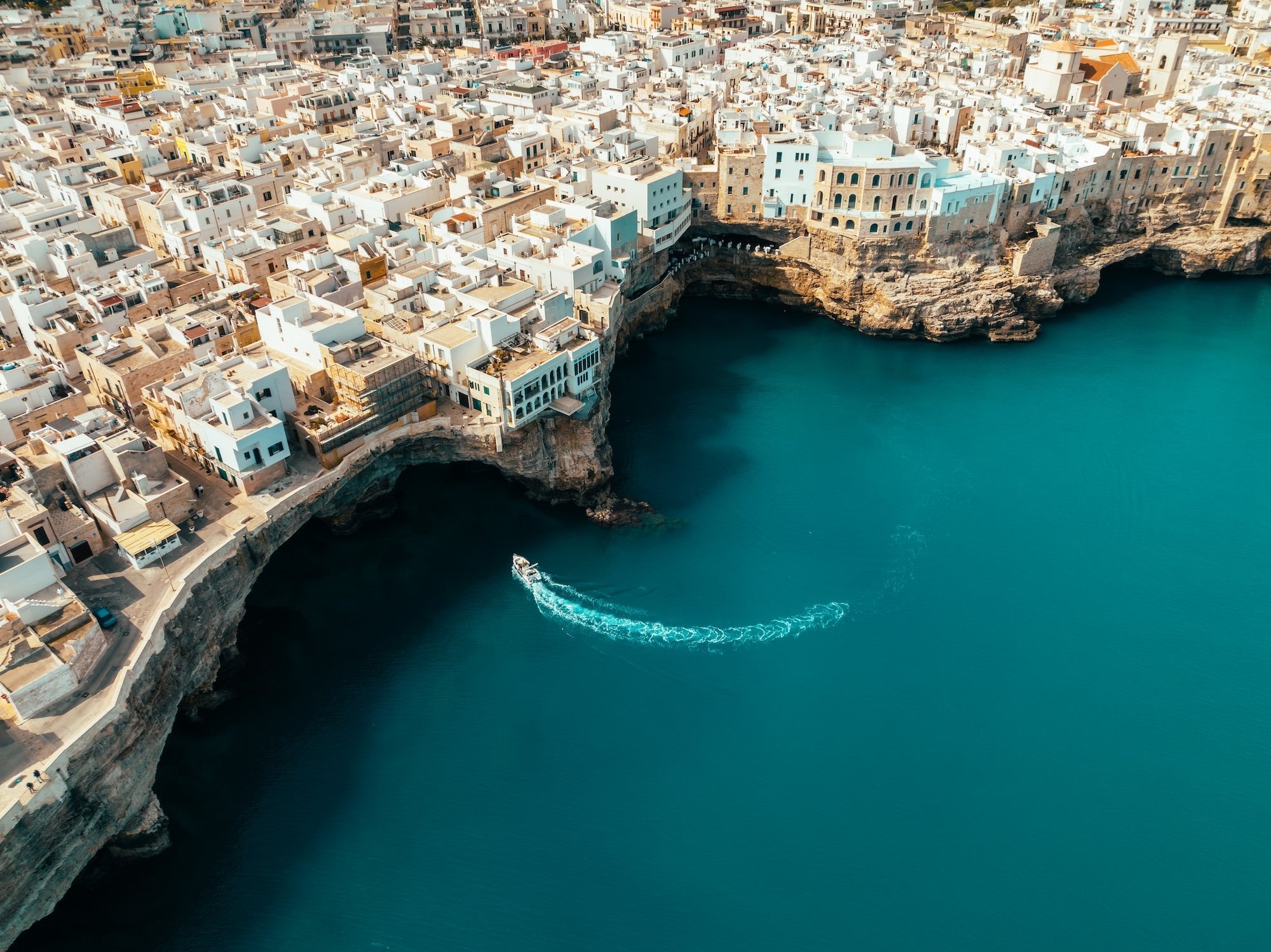 Polignano a Mare From Above II, Italy - Peter Yan Studio
