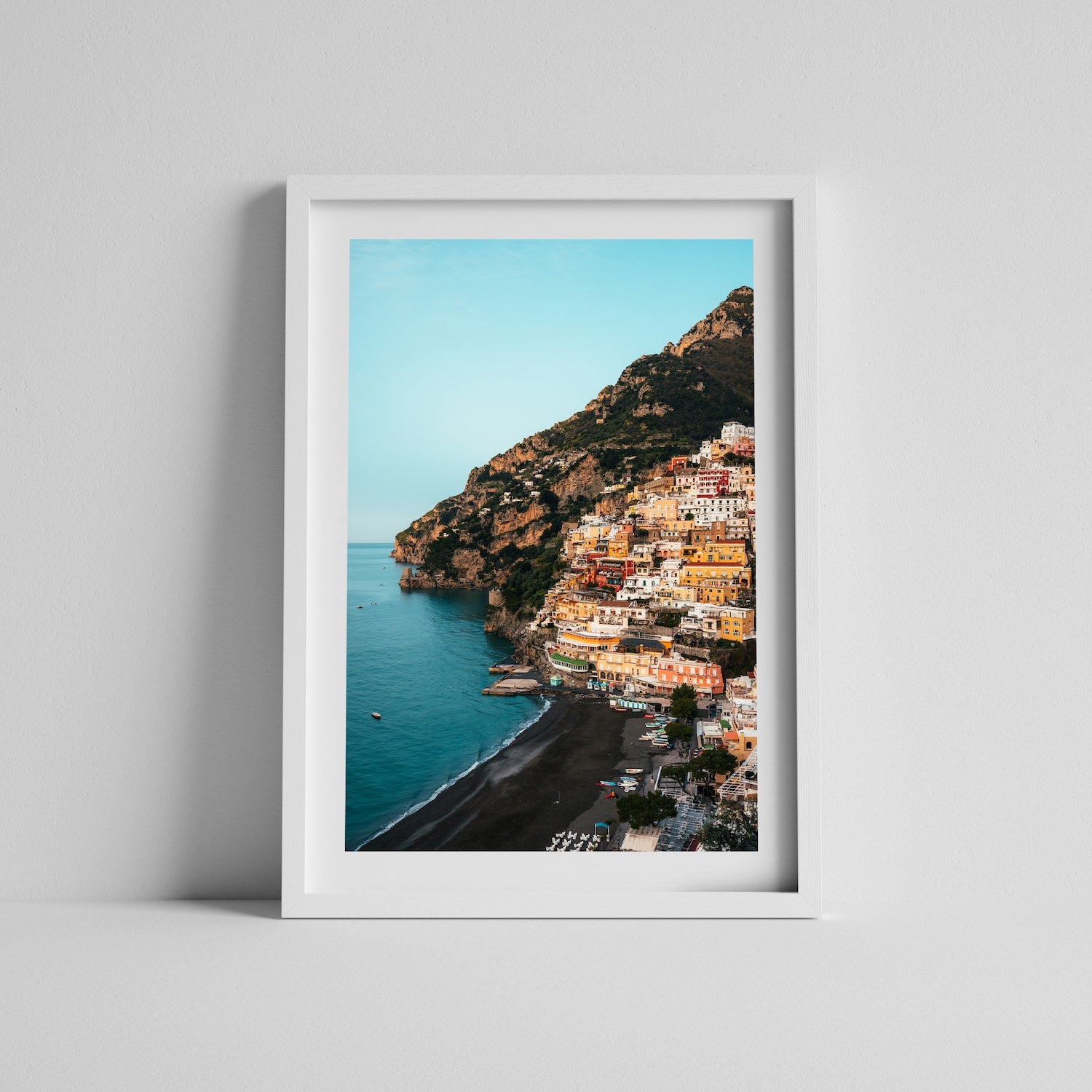 Positano In Spring, Amalfi Coast | Premium Framed Print - Peter Yan Studio