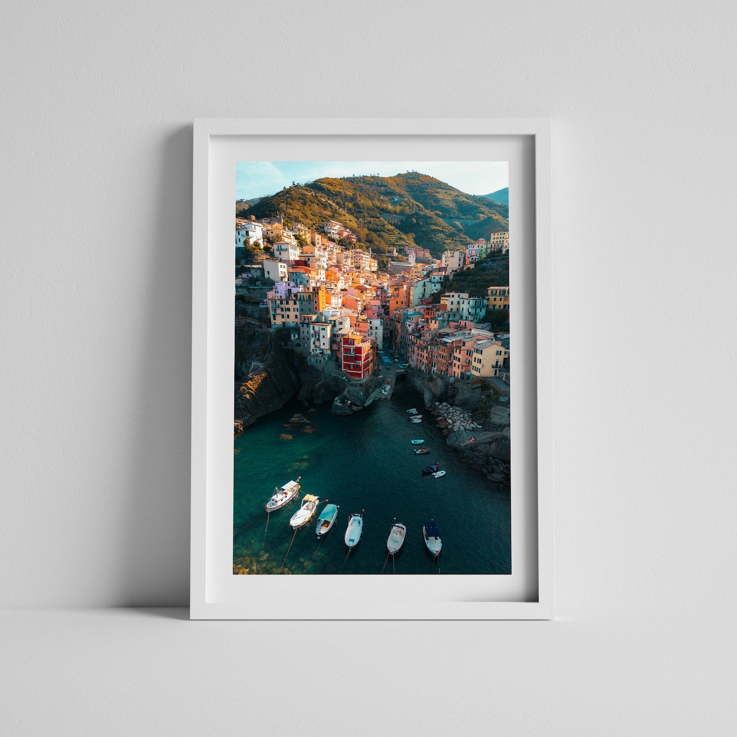 Riomaggiore Sunrise, Cinque Terre | Premium Framed Print - Peter Yan Studio