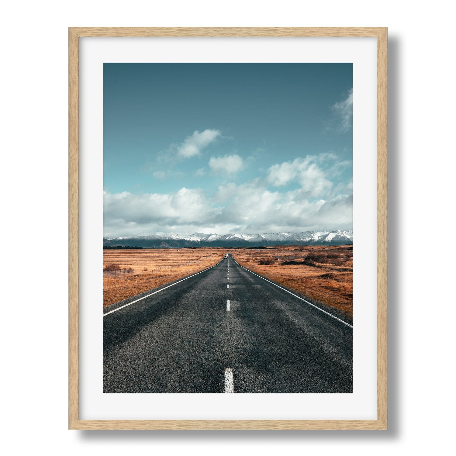 Road to the Snowy Mountains | Premium Framed Print - Peter Yan Studio