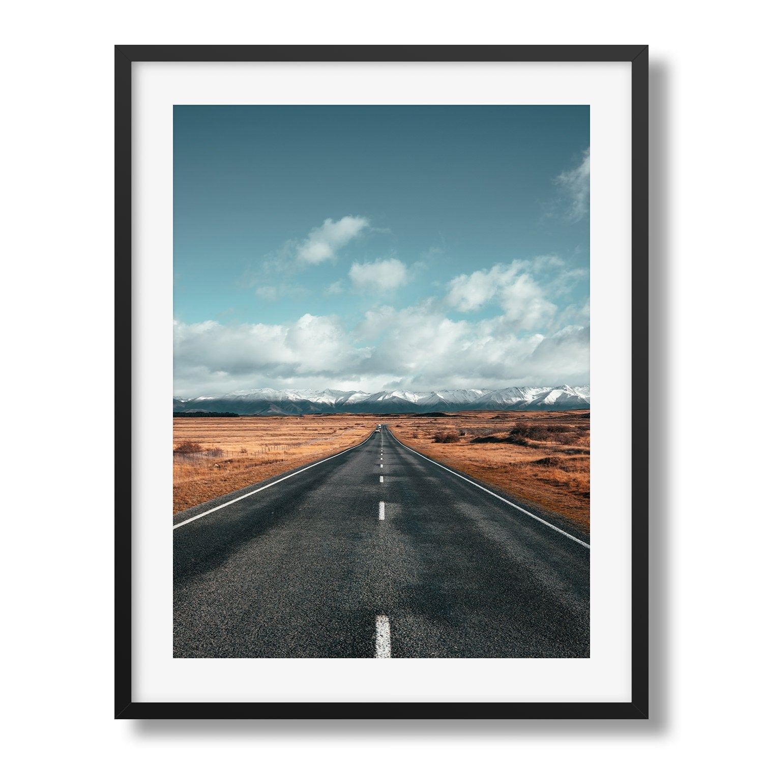 Road to the Snowy Mountains Framed Print - Framed Prints by Peter Yan Studio