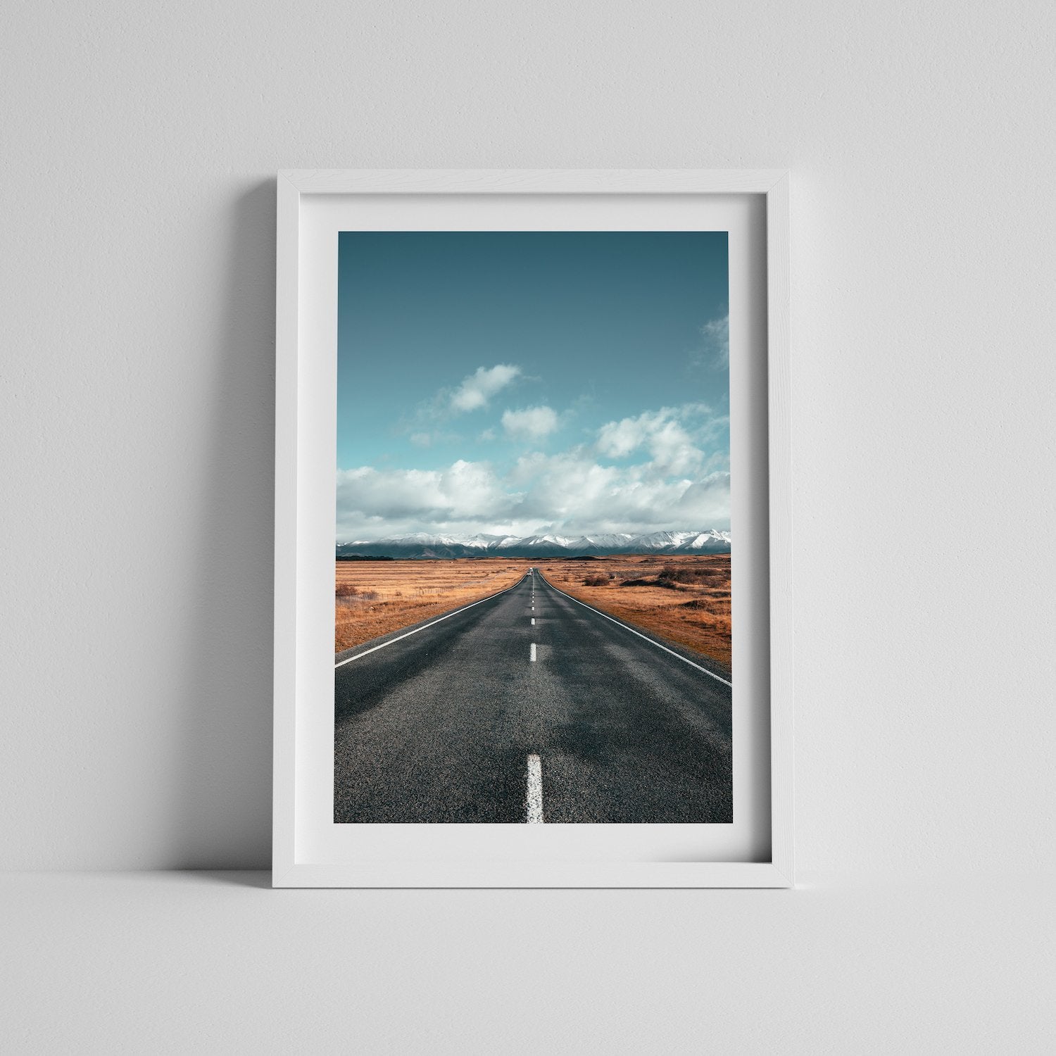 Road to the Snowy Mountains | Premium Framed Print - Peter Yan Studio